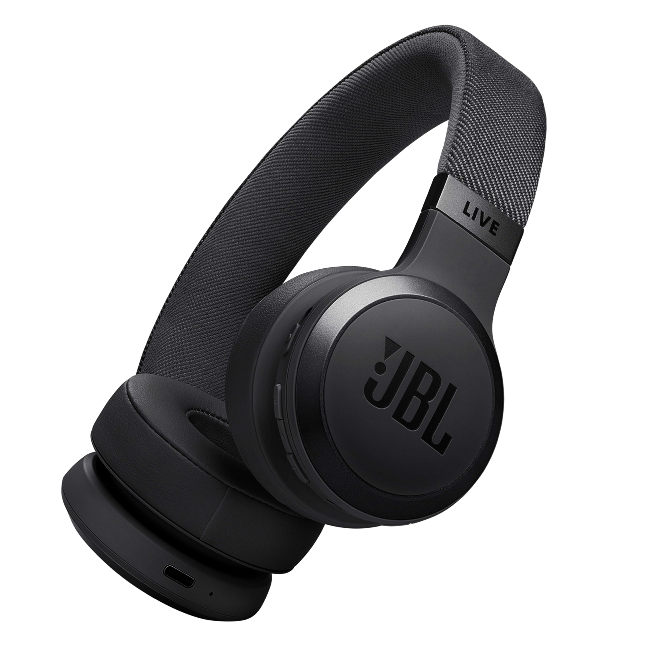 JBL Live 670 NC Wireless On-Ear Headphones with Active Noise Cancelling, 65-Hour Battery Life, Bluetooth 5.0 - Black | Perfect for Travel, Work & Music Lovers