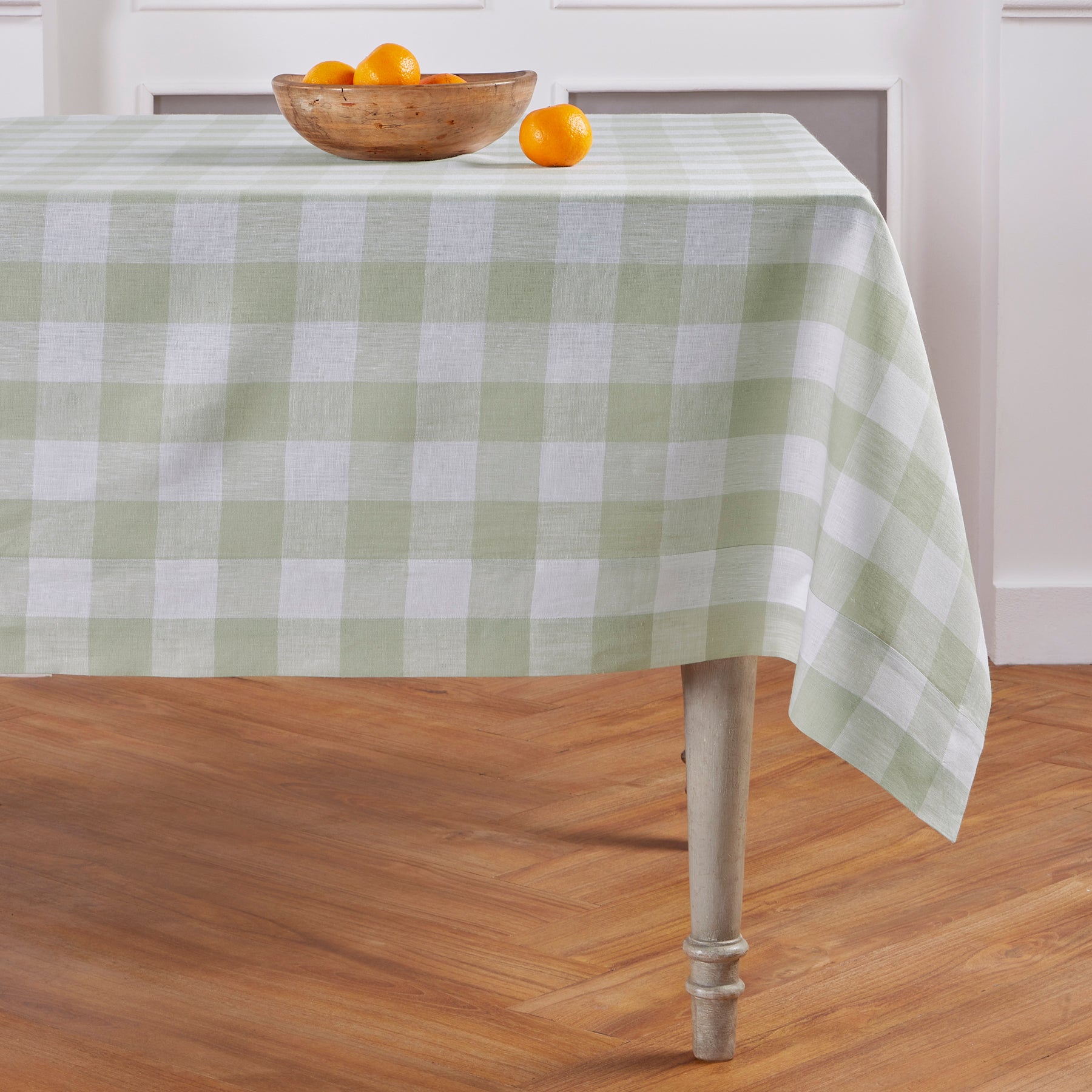 Buffalo Check Tablecloth - Red and Black Plaid Cotton Fabric for Dining Table - Perfect for Thanksgiving, Christmas, and Holiday Decorations