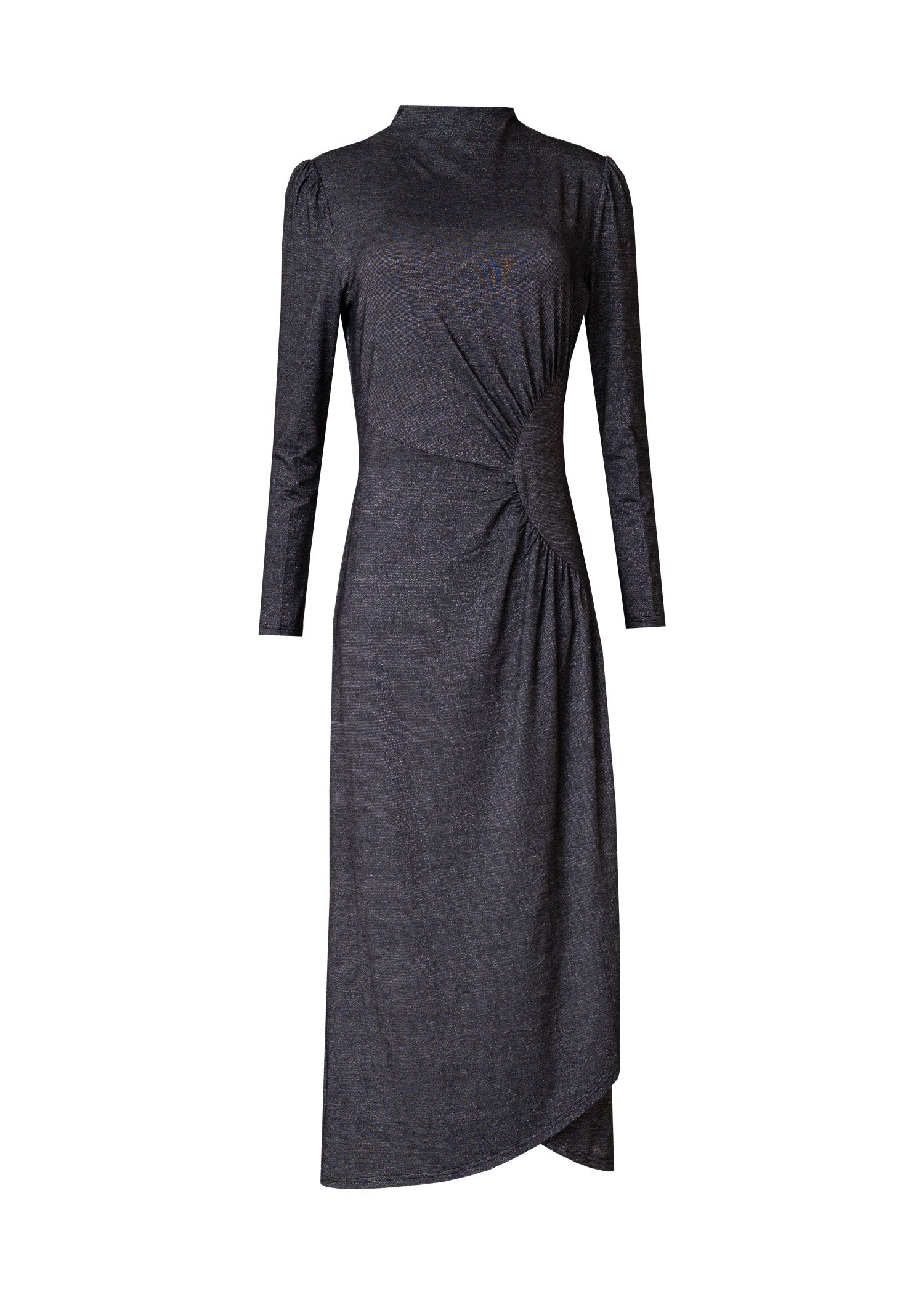 Black Sparkle Circle Maxi Skirt for Women - Elegant Evening Party Dress for Prom, Wedding & Special Occasions