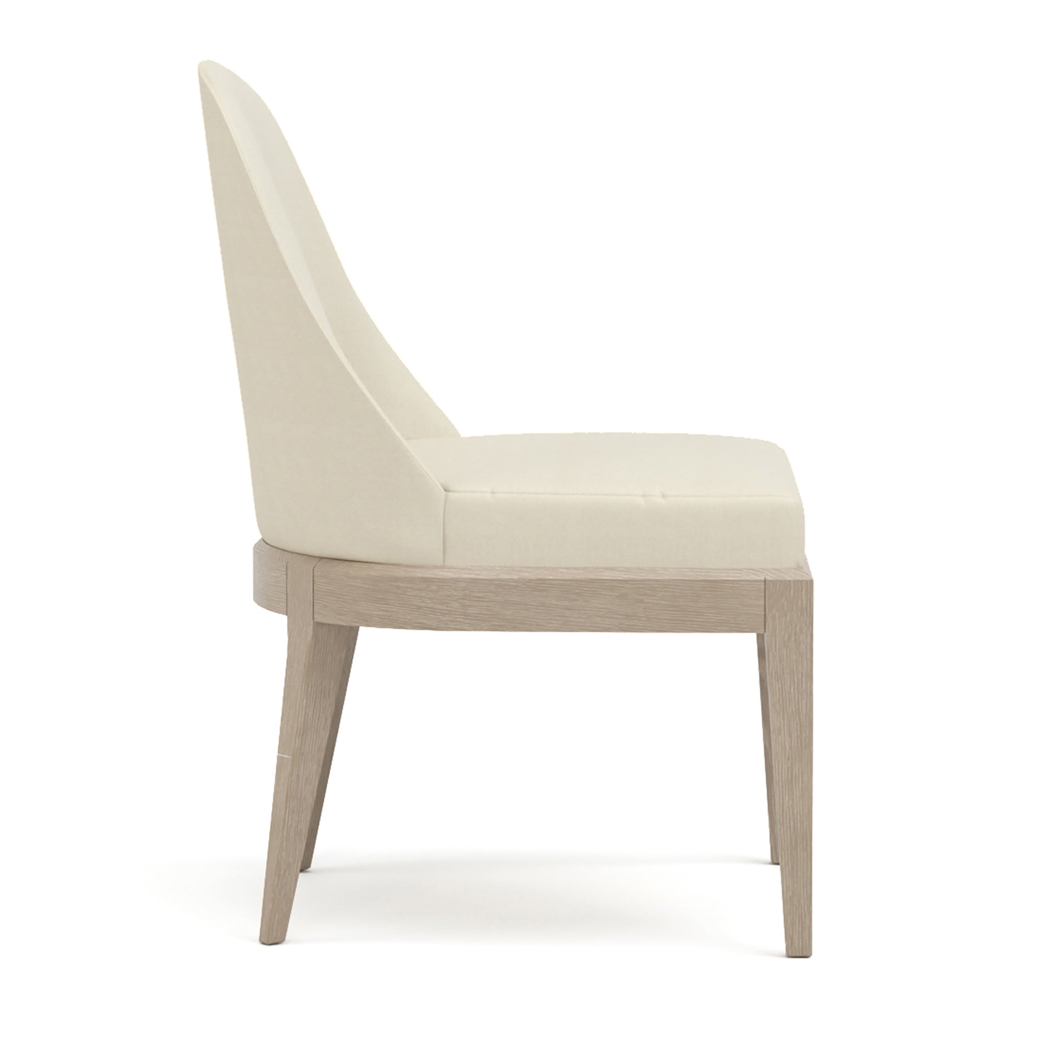 Maidstone Upholstered Side Chair - Comfortable Dining Chair with Padded Seat & Wooden Legs - Perfect for Kitchen, Dining Room, or Office Use