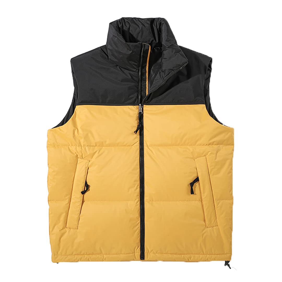 Korean Style Youth Fashion Bread Coat - Men's Stand Collar Down Cotton Vest for Winter, Thick Warm Sports Waistcoat | Perfect for Outdoor Activities & Casual Wear