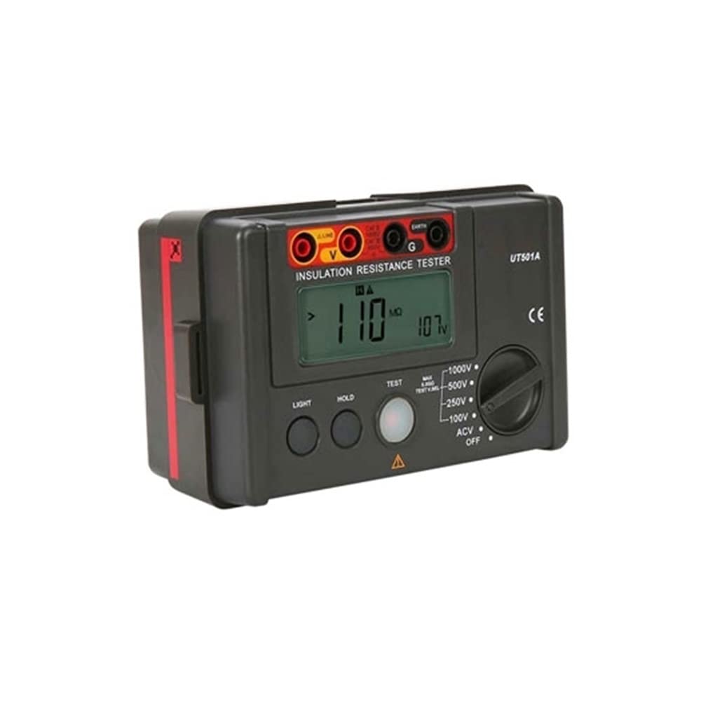 ATO Digital Insulation Resistance Tester - 100V/250V/500V/1000V Voltage Range | Portable Megohmmeter for Electrical Equipment Testing | Perfect for HVAC, Industrial Maintenance & Home Electrical Safety Checks