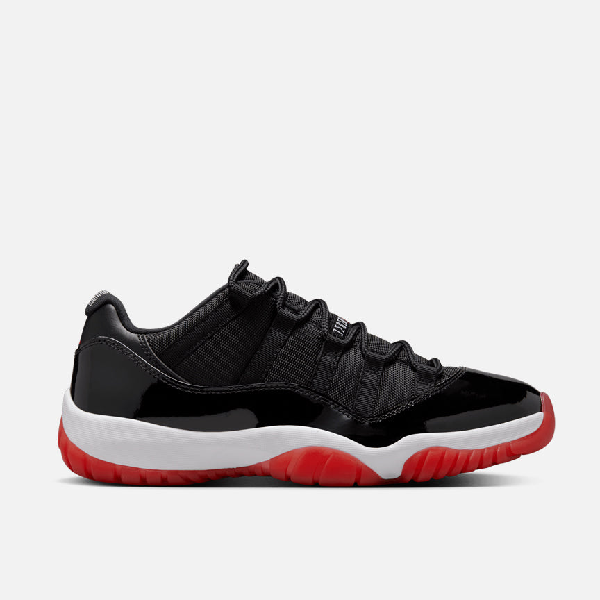 Air Jordan 11 Retro Low Bred Men's Basketball Shoes - Official Nike Sneakers for Casual Wear & Court Performance | Perfect for Street Style, Gym Workouts & Sneaker Collectors