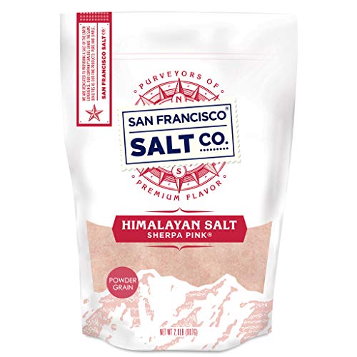 Organic Sherpa Pink Himalayan Salt - 2 lbs. Fine Powder Grain for Cooking, Bath Soaks & Detox | Natural Mineral Rich Seasoning Salt for Healthy Recipes & Wellness