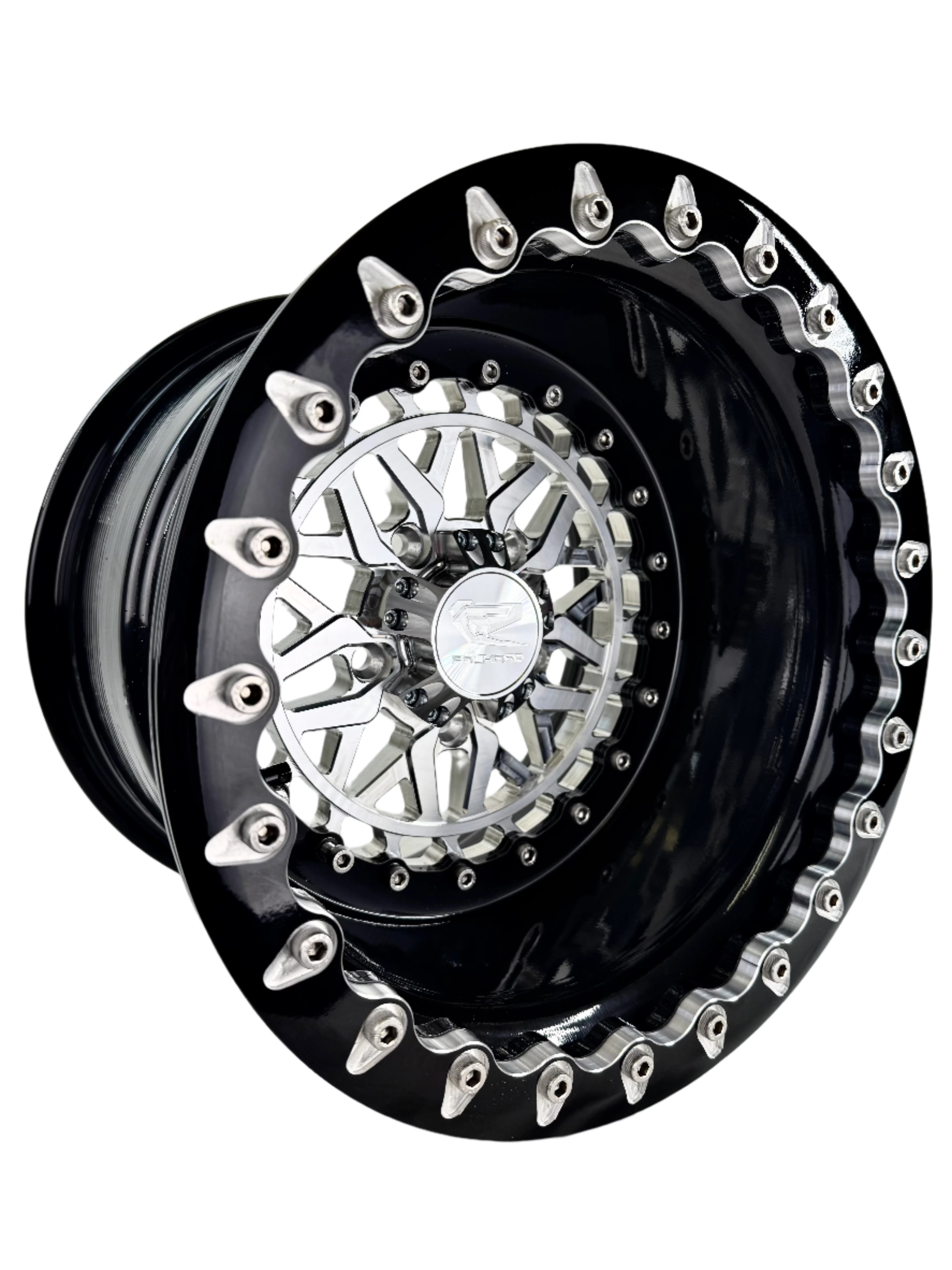Ultra Light Apollo Beadlock Silver Wheel for RZR PRO R 5x4.5 Bolt Pattern - Off-Road & Trail Riding Accessories