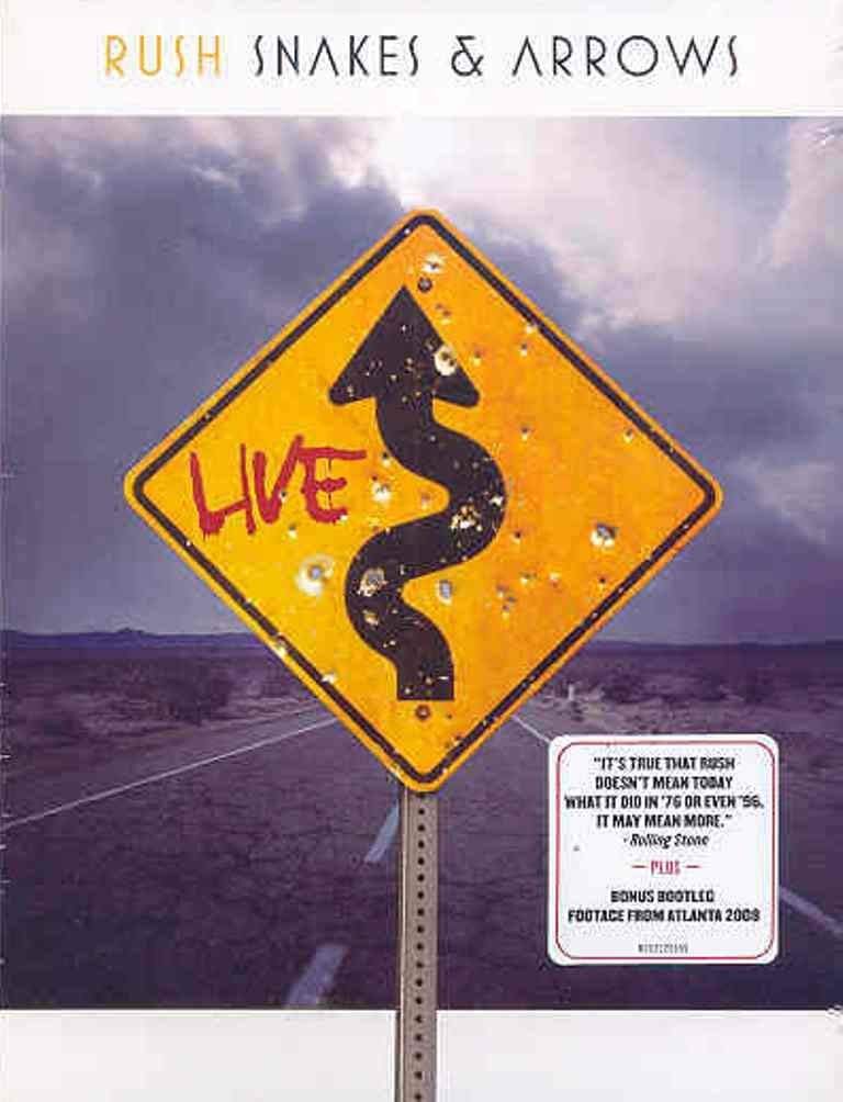 Rush - Snakes & Arrows Live Concert DVD | Official Live Performance Recording | Perfect for Rock Music Fans & Concert Enthusiasts | Great for Home Entertainment & Music Collections