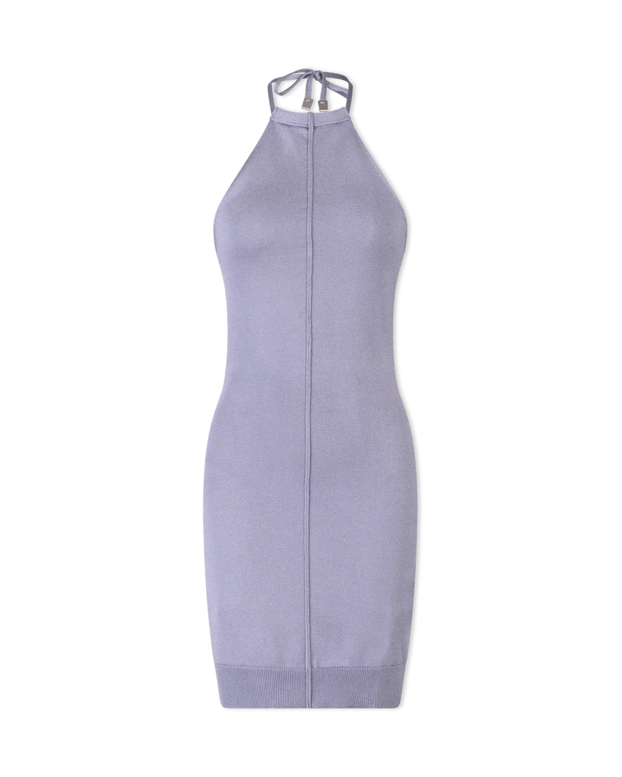 Butterfly Knit Halterneck Mini Dress - Women's Sexy Summer Bodycon Party Dress for Night Out, Club, Date Night, Beach Vacation