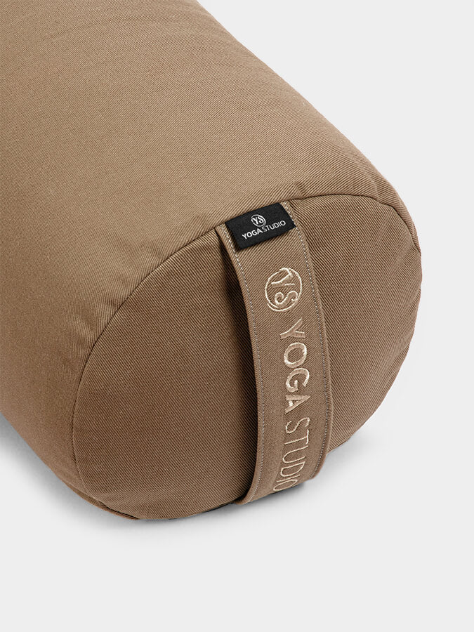 Organic Buckwheat Meditation Bolster Cushion for Yoga & Zen Relaxation - Eco-Friendly Support Pillow for Meditation, Yoga Studio, and Home Decor