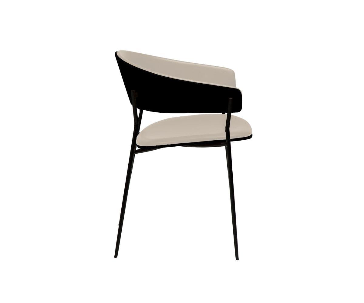 Premium Genuine Leather Dining Chair - Modern Crib Design for Home & Restaurant Use - Perfect for Kitchen, Dining Room & Office