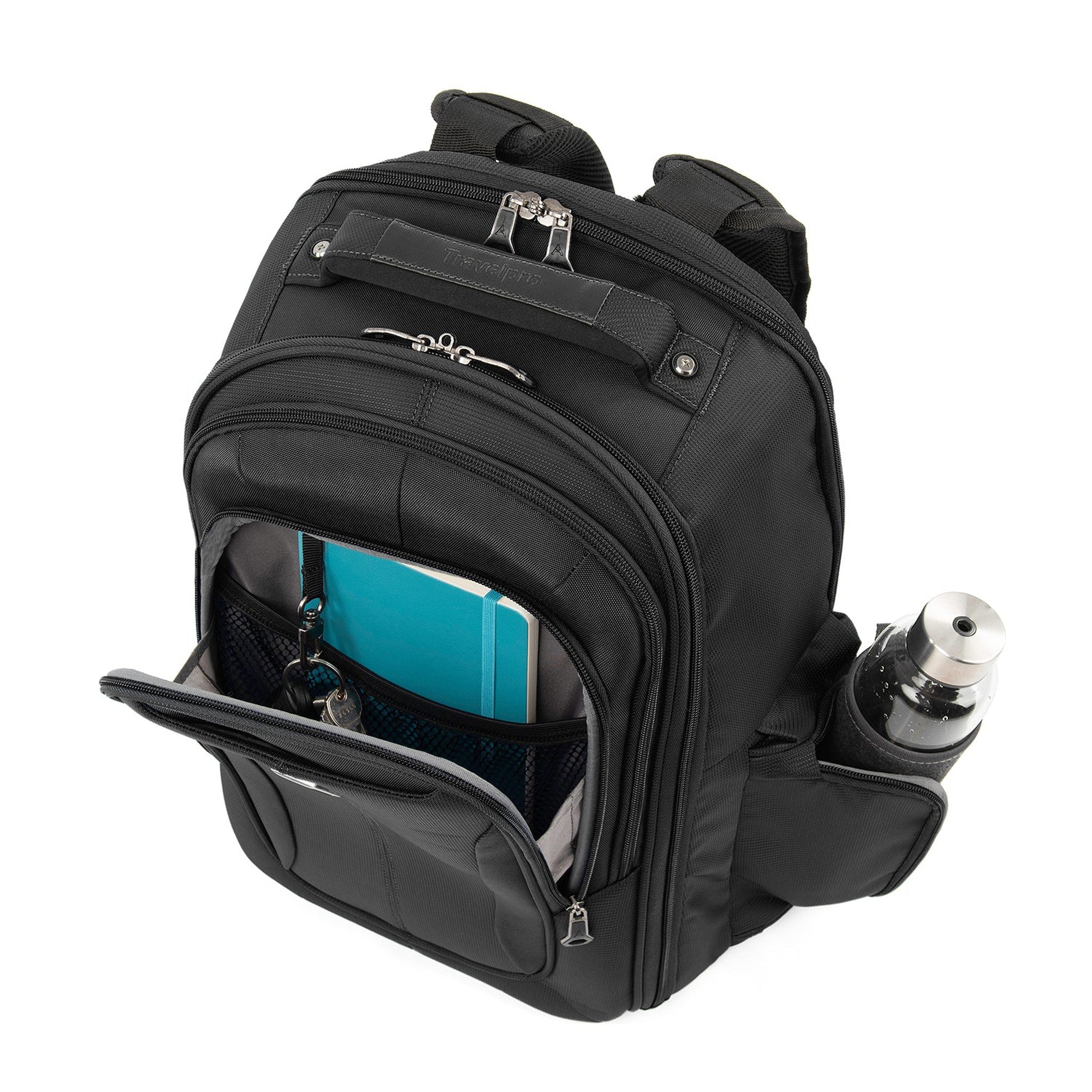 Travelpro Tourlite Laptop Backpack - Lightweight 15.6 Inch Laptop Bag with USB Charging Port, Water-Resistant for Business Travel & College Students | Perfect for Commuting, Airplane Carry-On & Daily Work Use