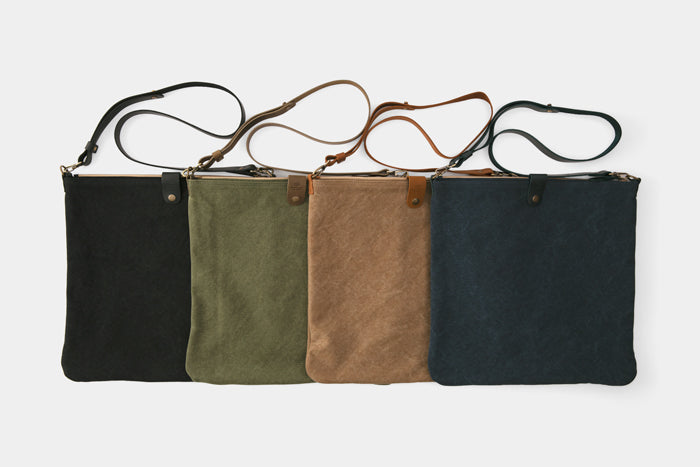 TRAVELER'S COMPANY Traveler's Factory Canvas Shoulder Bag - Medium Size Olive Green for Men & Women | Durable Everyday Carry Bag for Travel, Work & Commuting