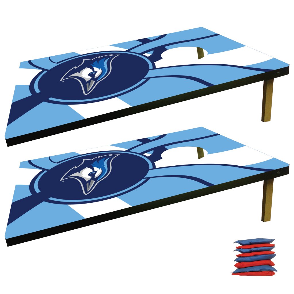 Creighton University Cornhole Bag Toss Game Set - Premium Outdoor Tailgating & Backyard Party Games for Adults & Kids - Perfect for College Sports Events, BBQs, and Family Gatherings