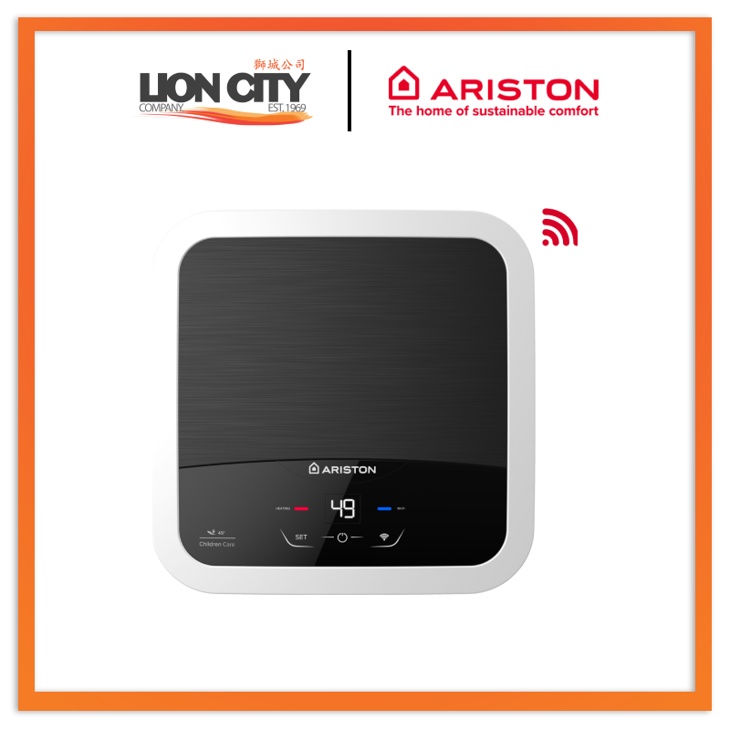 Ariston Andris2 LUX D WiFi 15/30 Liter Electric Storage Water Heater - Compact & Energy Efficient for Small Apartments, Bathrooms & Kitchen Use