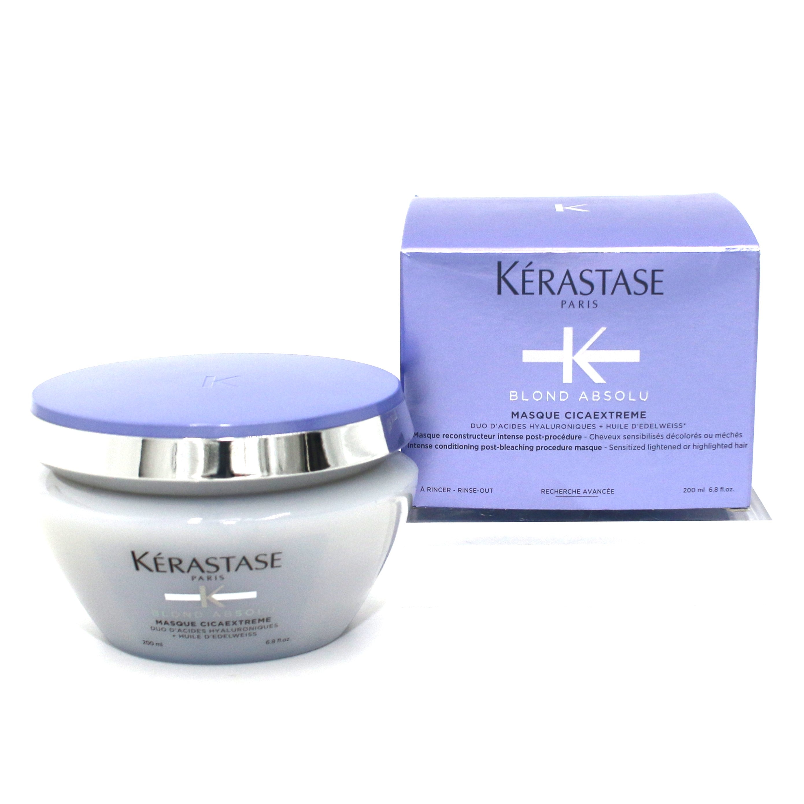 Kerastase Blond Absolu Cicaextreme Post-Bleaching Hair Mask 6.8 oz - Repair & Hydrate Bleached Blonde Hair for Salon-Quality Results at Home