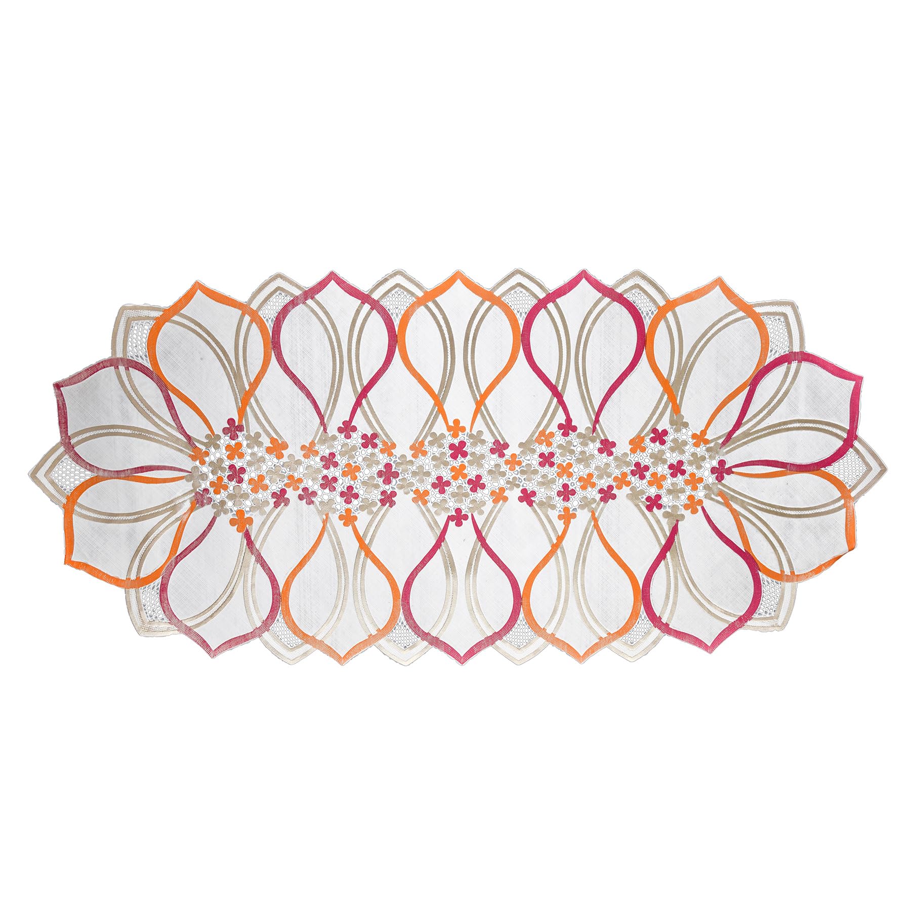 Elegant Golden Leaf PVC Table Runner for Dining Table Decor - Waterproof & Durable Home Centerpiece for Thanksgiving, Christmas, and Everyday Dining