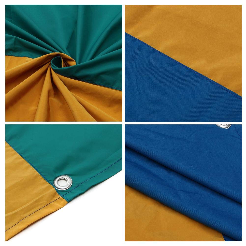 Replacement Swing Set Tarp - Waterproof Collapsible Shade Canopy for Swingsets (132x228cm) - UV-Resistant Sun Protection for Backyard, Playground & Outdoor Activities