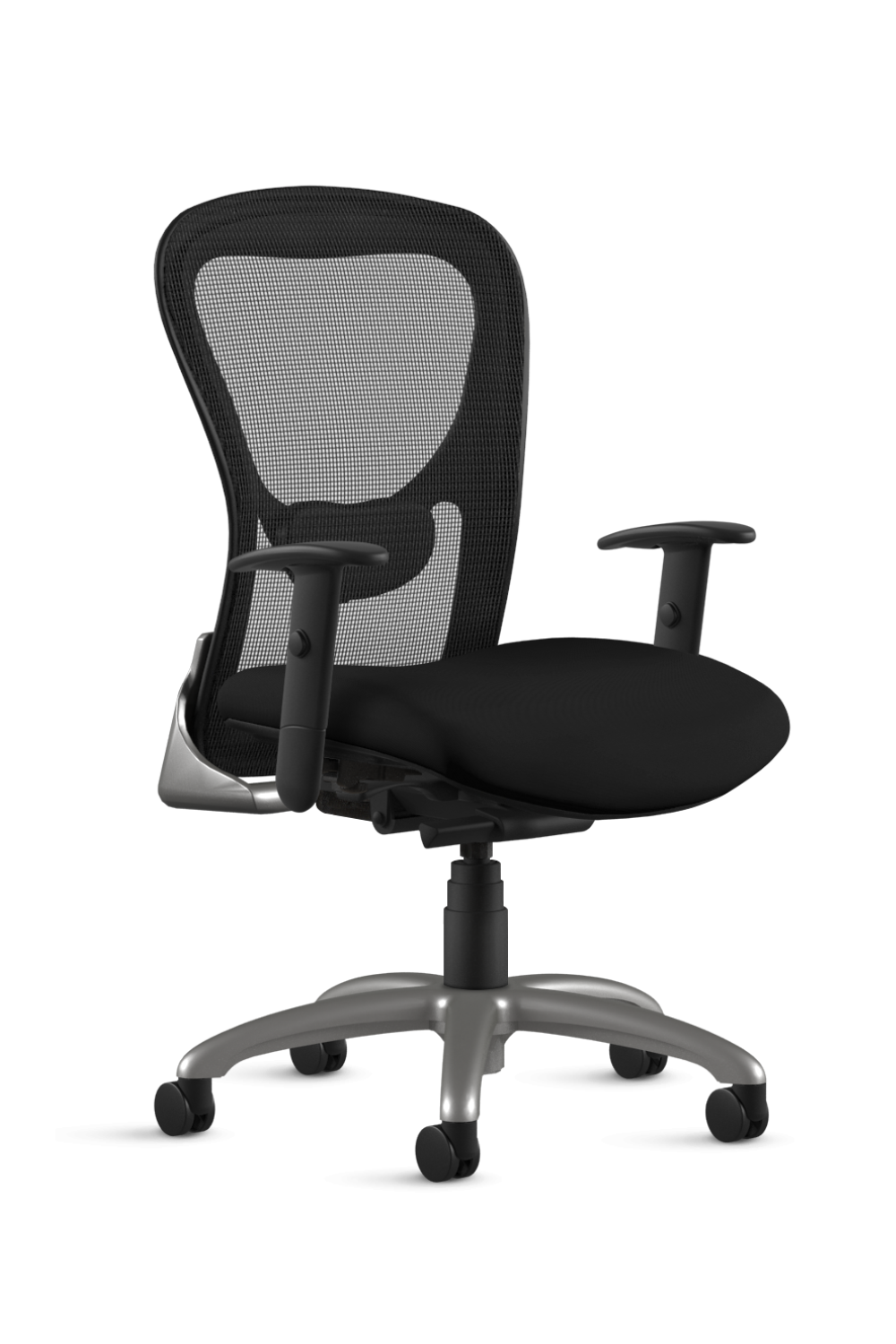 9 to 5 STRATA Mid Back Task Chair (1560) - Ergonomic Office Chair for Home & Work, Adjustable Height & Lumbar Support - Perfect for Desk Work, Gaming & Study