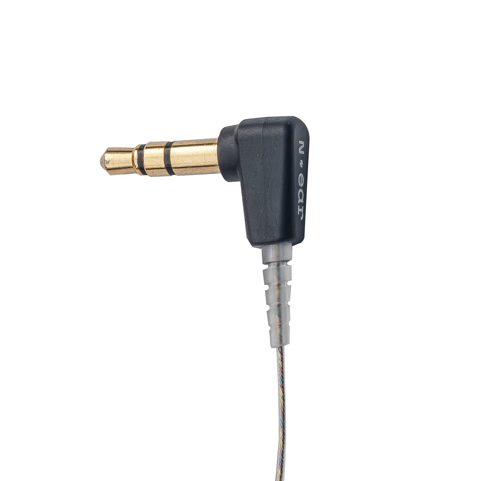 360 Flexo Single Ear Earpiece with 3.5mm Connector - 22 Inch Comfortable Headset for Phone Calls, Gaming & Office Use