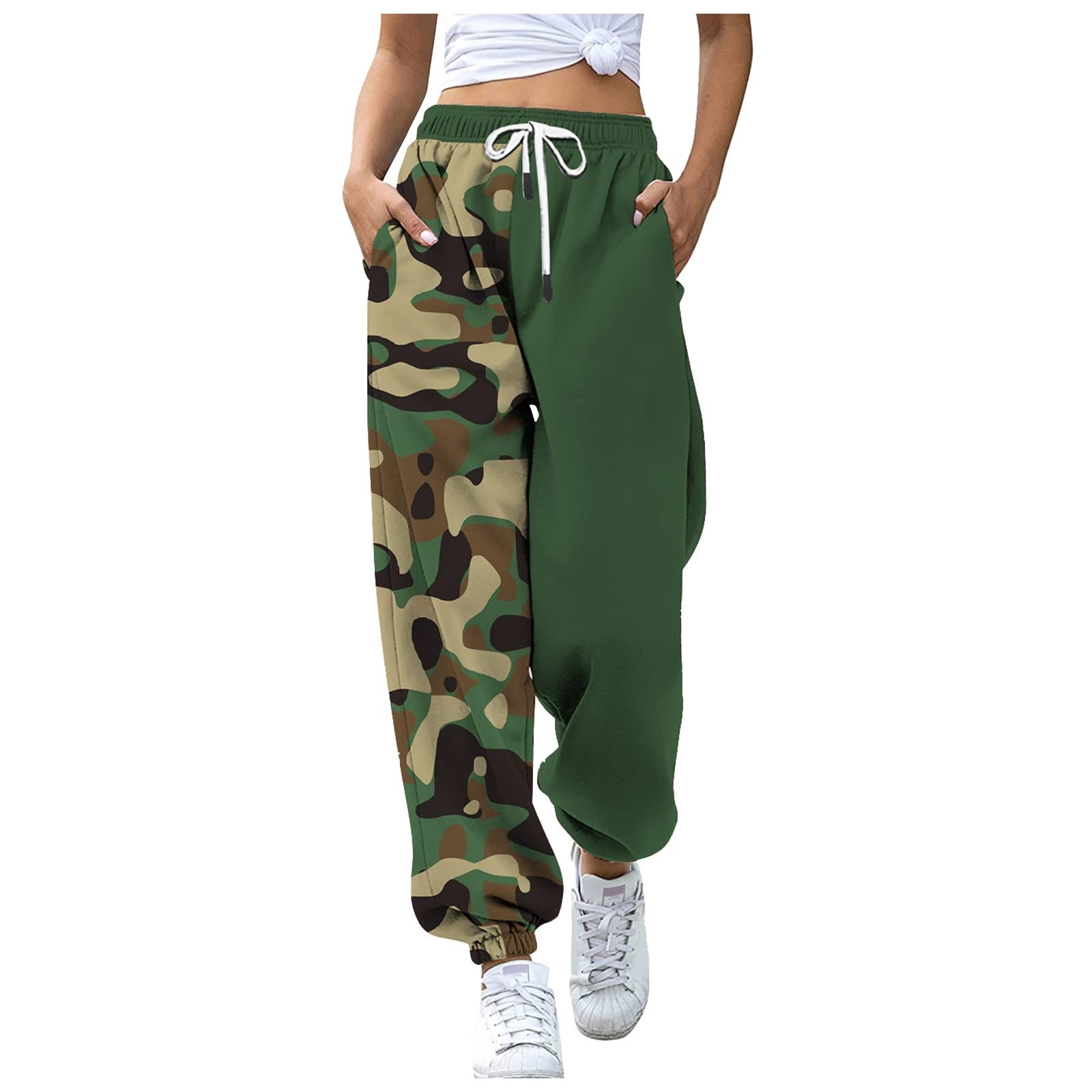 Women's Summer Printed Pencil Pants - High Waisted Stretch Elastic Trousers for Office Work & Casual Outfits | Fashionable Slim Fit Pants for Women