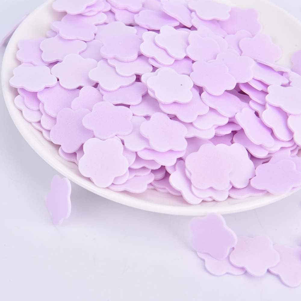 100 Sheets Disposable Paper Soap with Travel Box - Portable Hand Wash Soap Leaves for Travel, Camping, Hiking & Outdoor Activities | Gentle Cleansing for Hands & Feet | Cute Petal Shaped Soap Flakes (Purple, 100 Count) - Perfect for Gym Bags, Emergency Kits & On-the-Go Hygiene