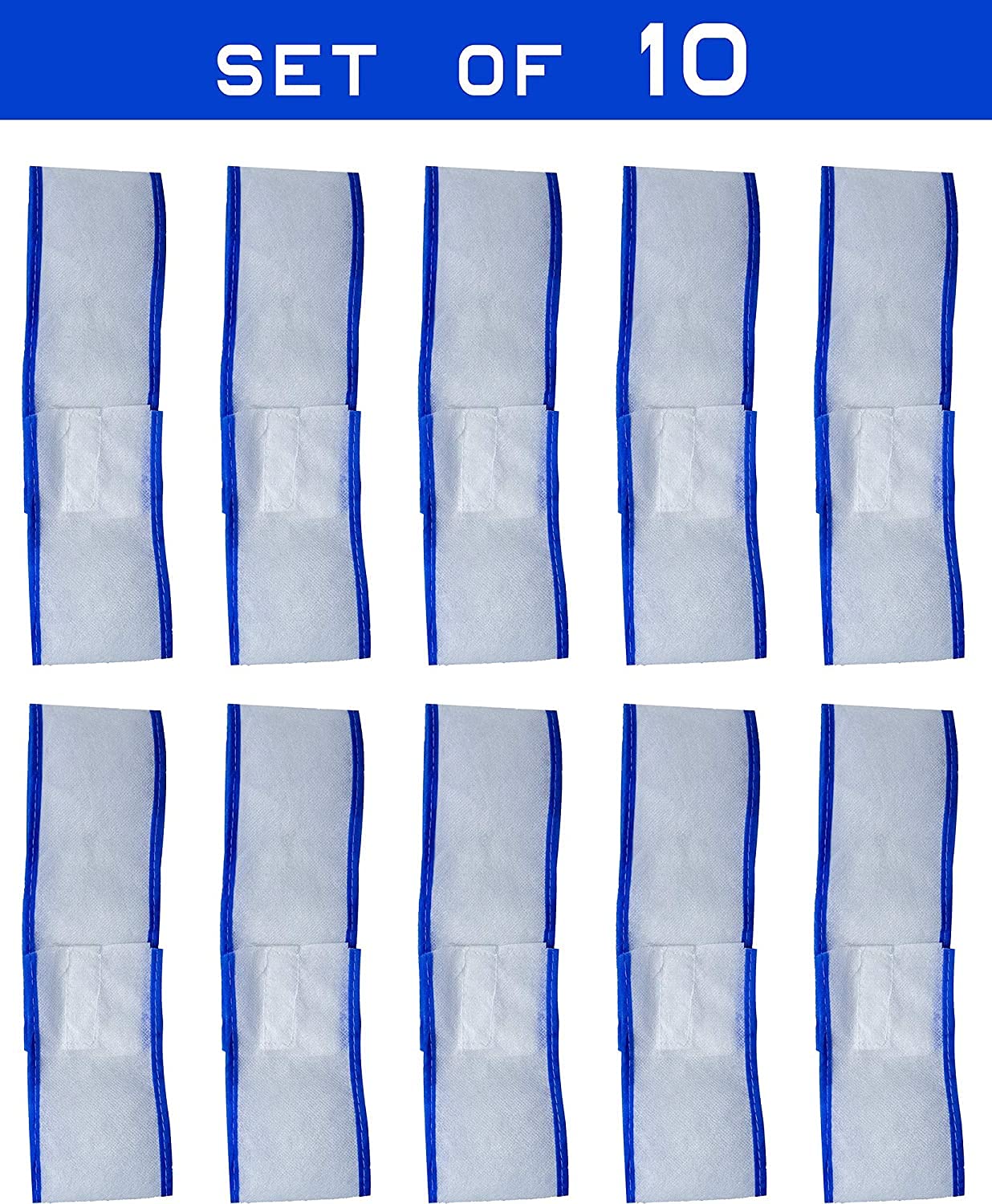 Glan Disposable Non-Slip Headbands & Facial Bands - 10 Pack Strong Grip Non-Woven Fabric for Men & Women - Perfect for Spa, Salon, Skincare & Hair Care Routines