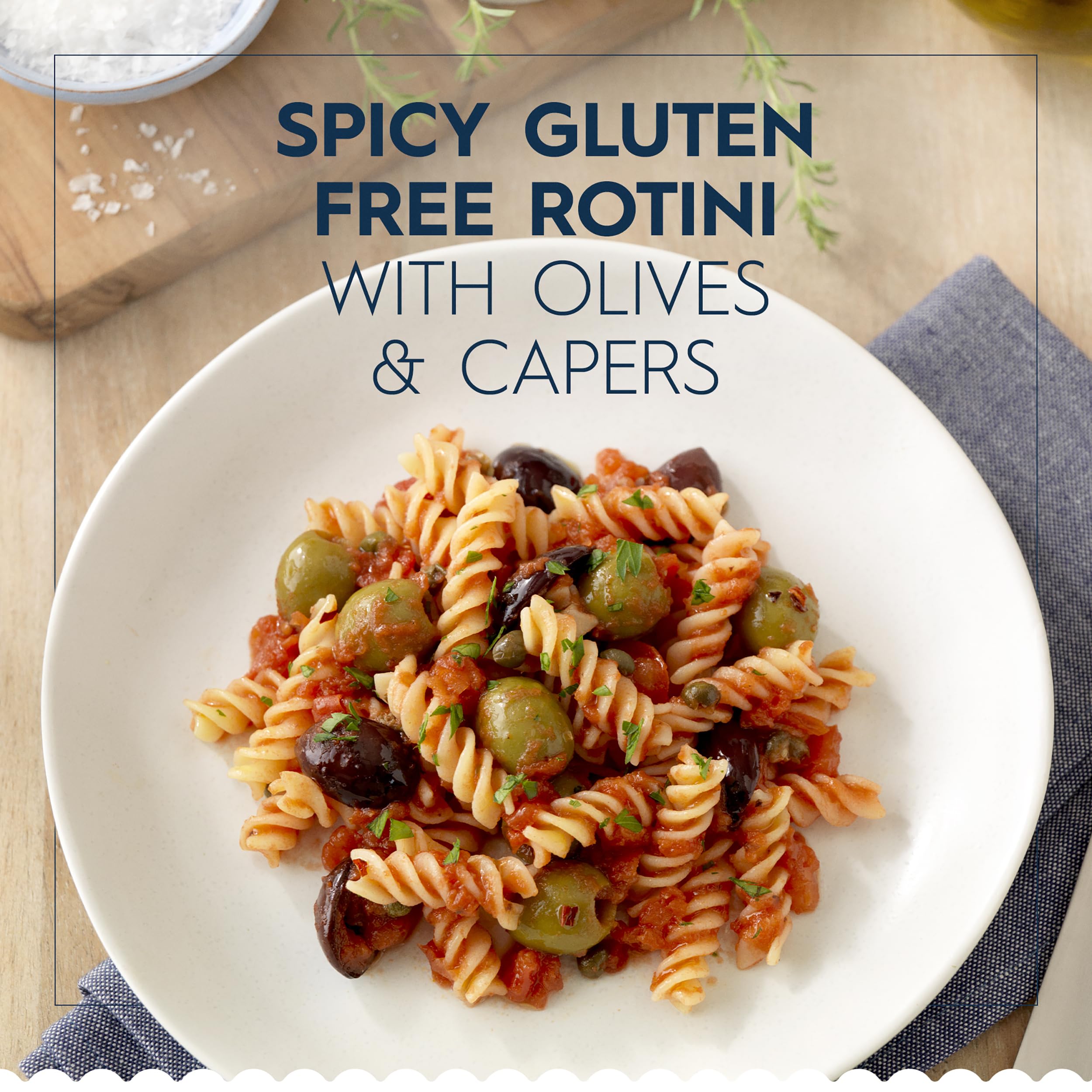 Barilla Gluten Free Rotini Pasta - 12 oz (Pack of 8) | Certified Gluten-Free, Non-GMO | Perfect for Pasta Salads, Casseroles & Family Dinners