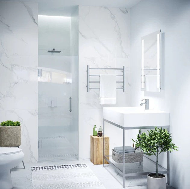 Anzzi SD AZ8075 02BN Passion Frameless Shower Door - 30