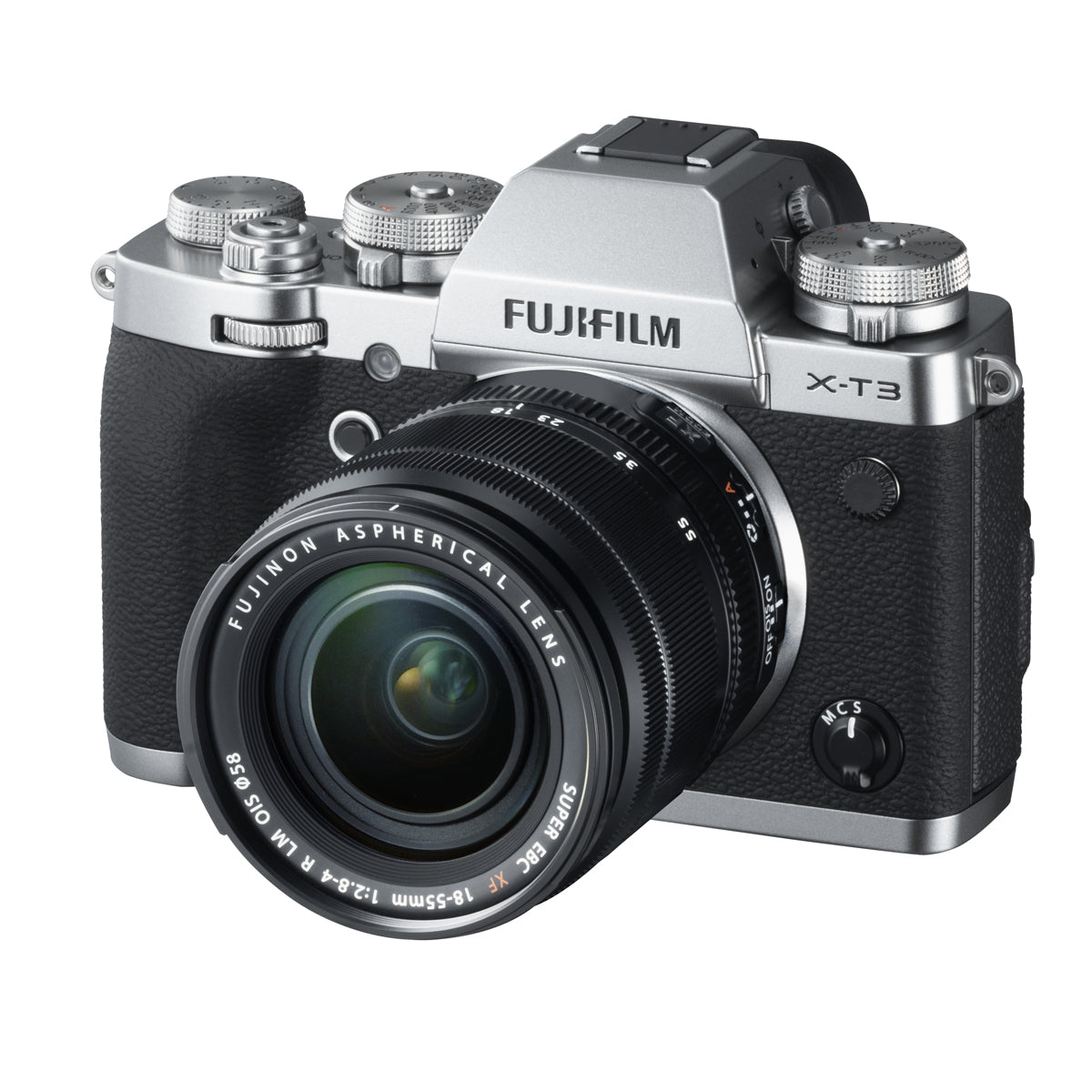 Fujifilm X-T3 Mirrorless Digital Camera with 18-55mm Lens Kit (Silver) - Professional Photography, Vlogging & Travel Enthusiasts