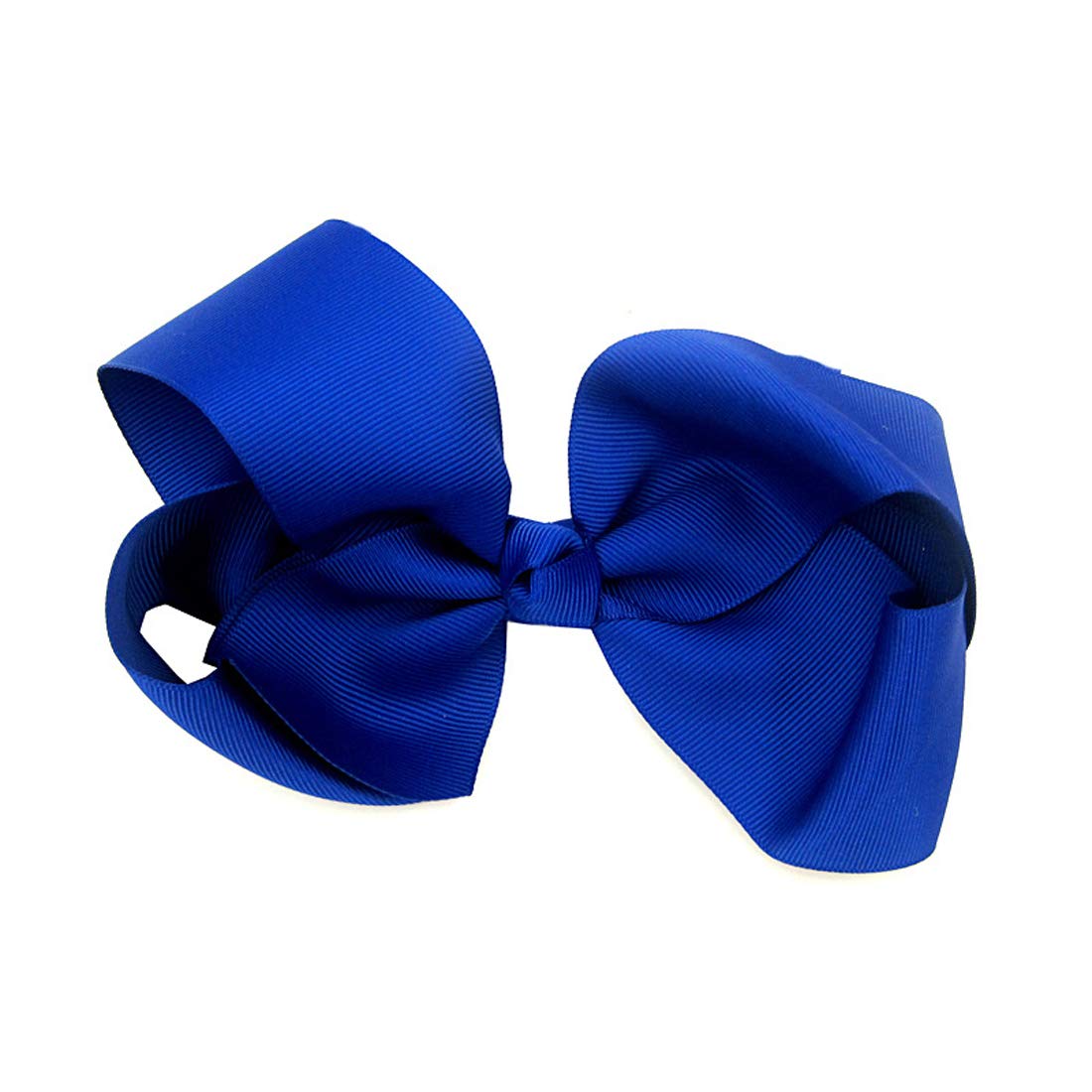 6 Inch Large Handmade Alligator Hair Clips for Women & Girls - Royal Blue Bowknot Barrettes, Hair Bows & Hair Accessories | Perfect for Cheerleading, Parties & Everyday Styling