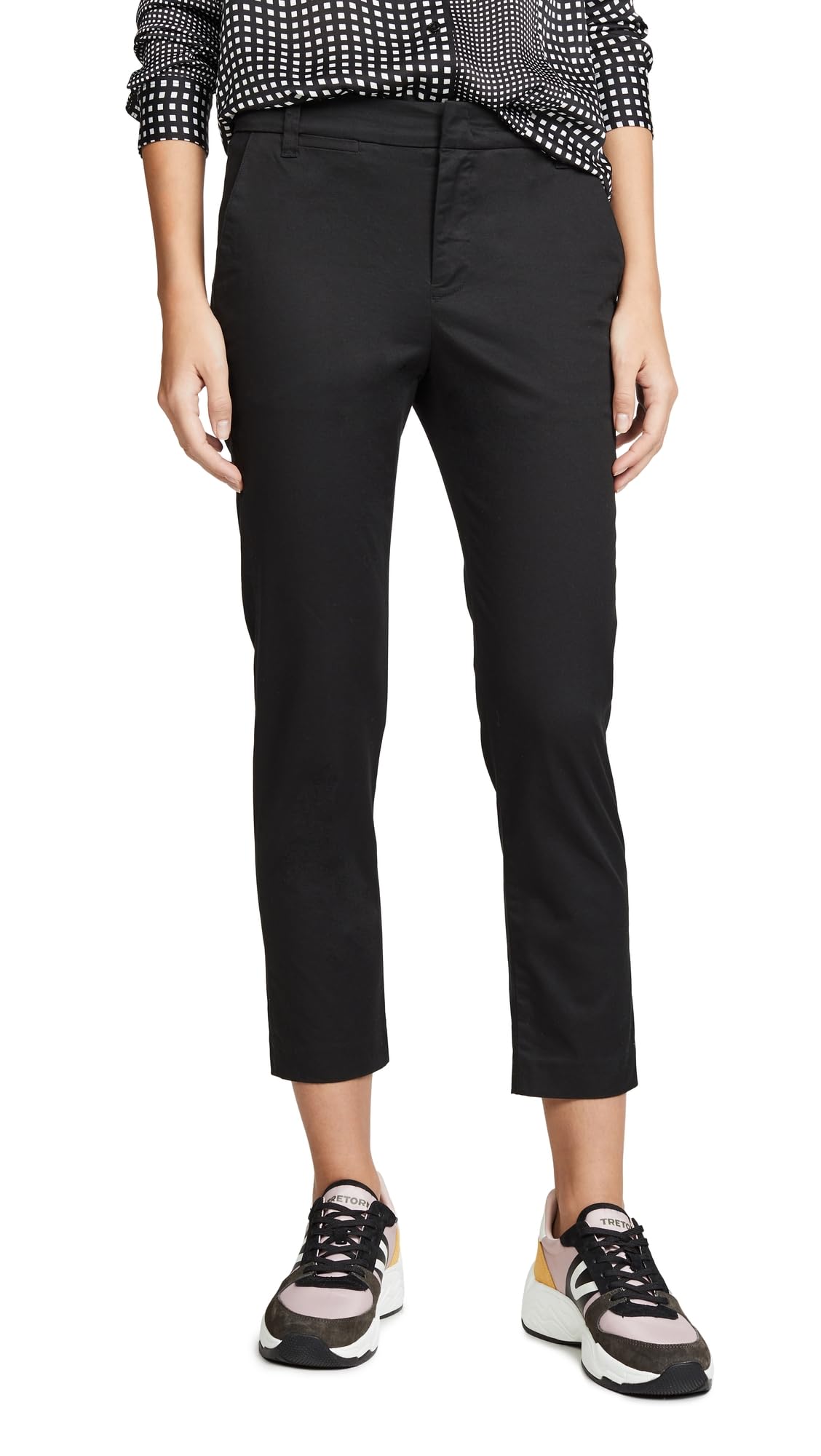 Vince Women's Coin Pocket Chino Pants - Stylish Slim Fit Casual Trousers for Work & Everyday Wear | Perfect for Office, Travel & Weekend Outings