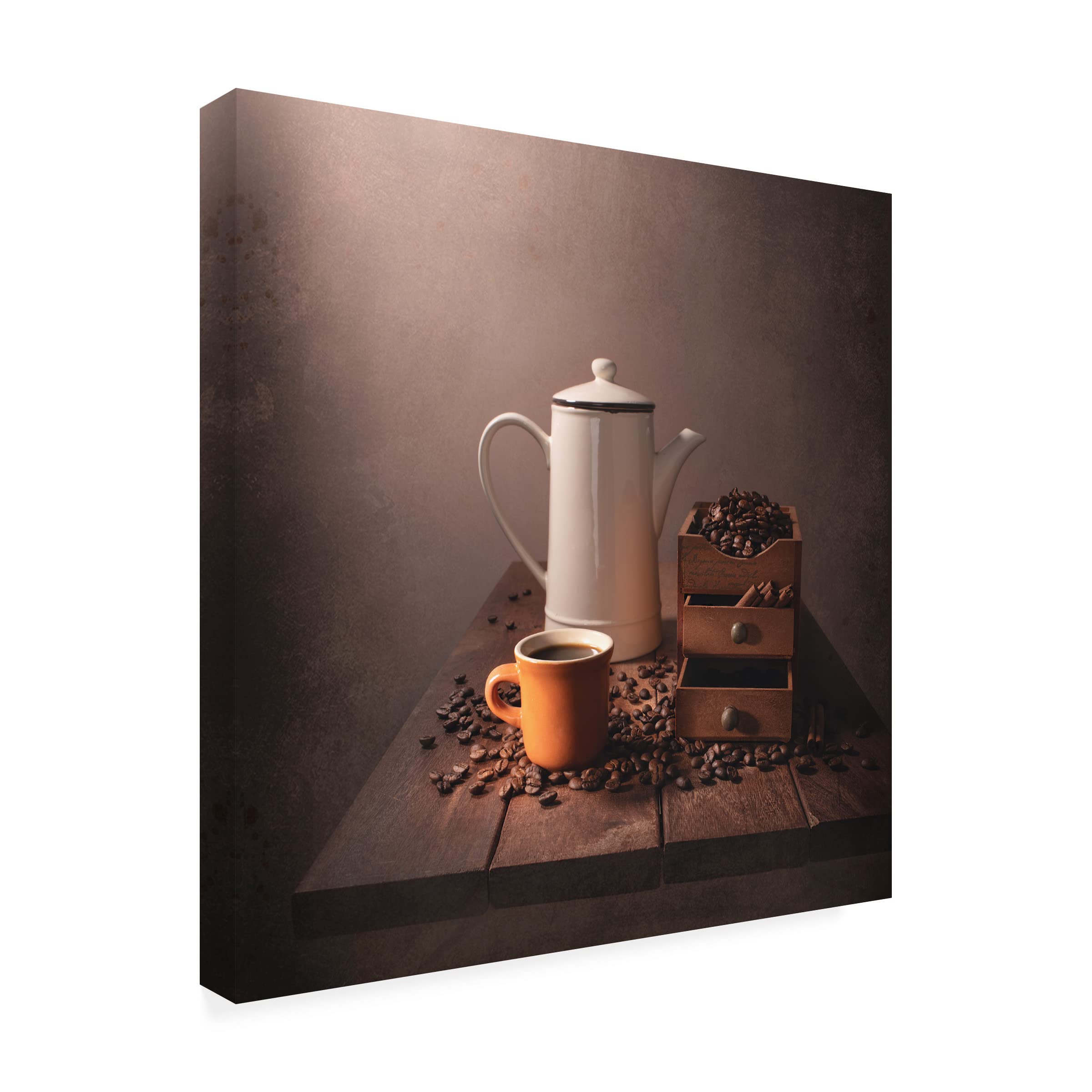 Trademark Fine Art 'Aroma' Canvas Wall Art by Margareth Perfoncio - Elegant Floral Painting for Living Room, Bedroom & Office Decor
