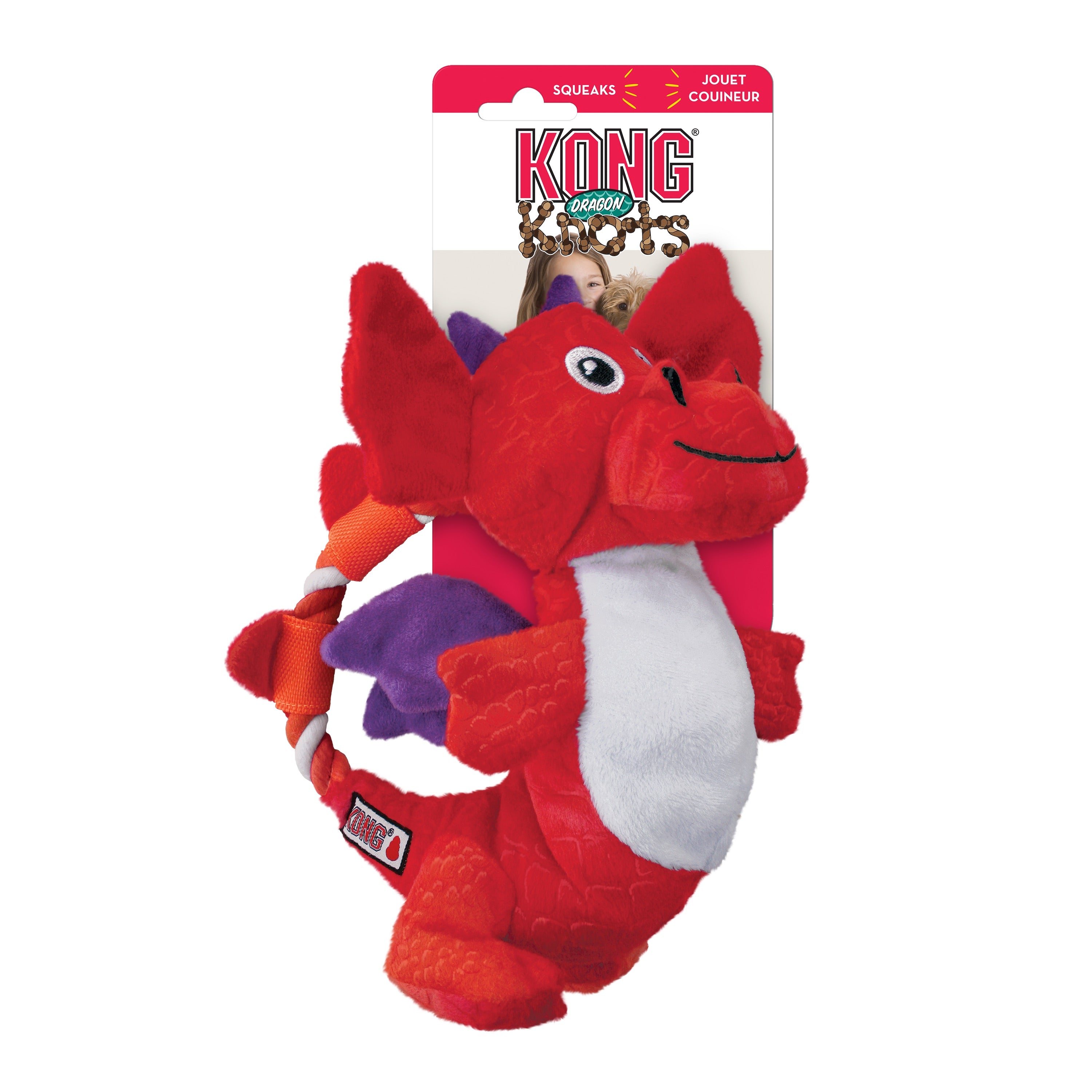 Dragon Knots Dog Rope Toy - Durable Chew Toy for Large & Small Dogs - Interactive Play & Dental Health - Perfect for Fetch, Tug of War & Training