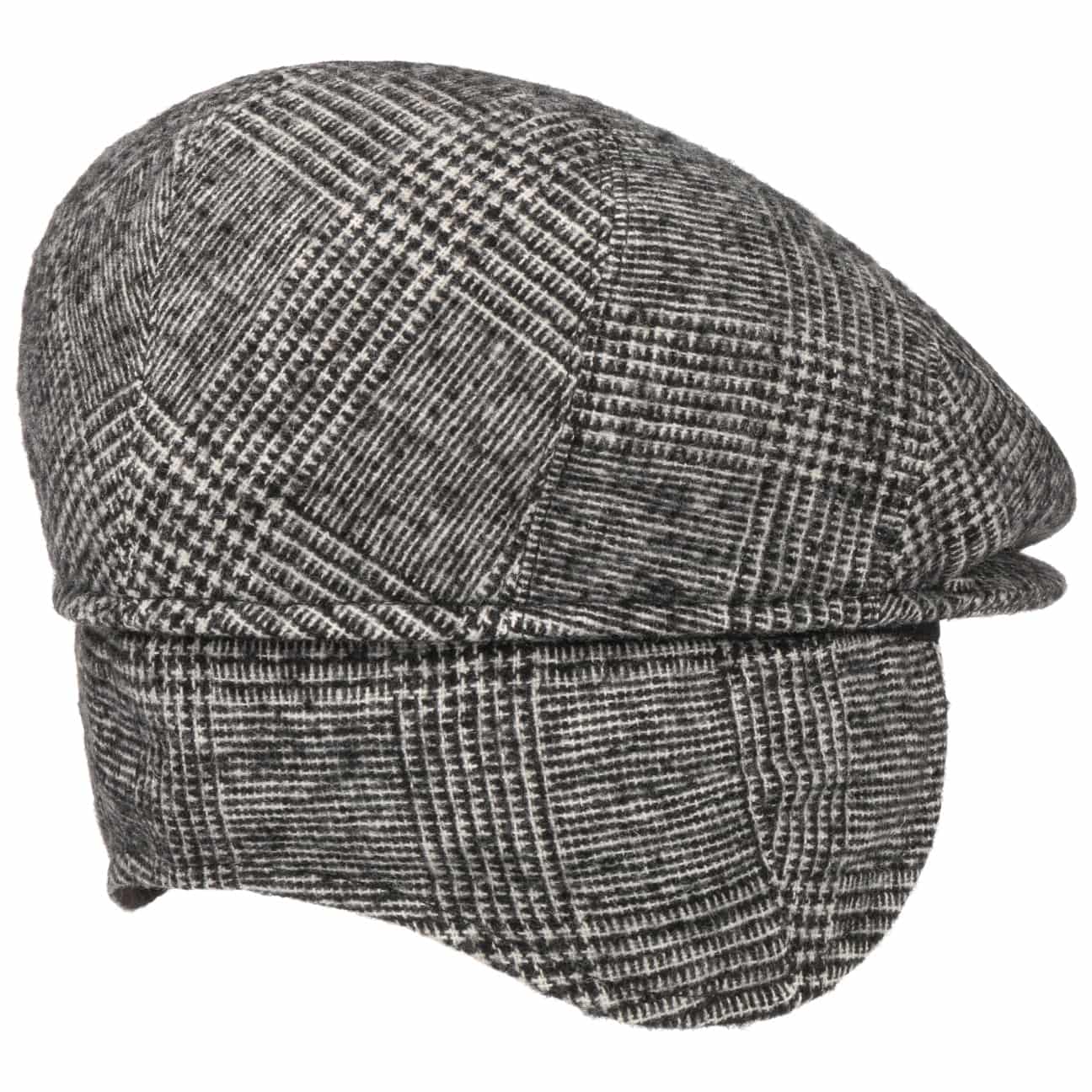 Stylish Merlino Flat Cap with Ear Flaps by Mayser - Winter Wool Hat for Men - Perfect for Outdoor Activities, Hiking & Cold Weather Protection