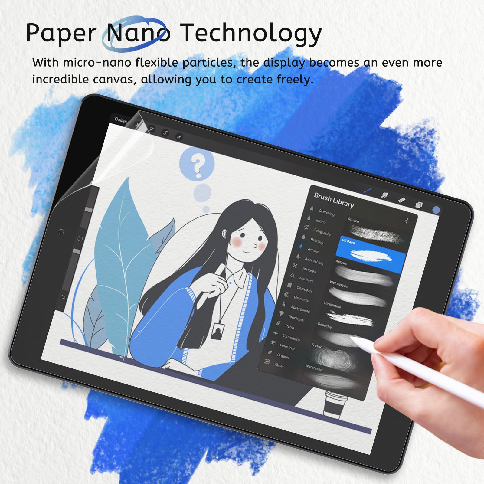MOBDIK 2 Pack Matte Paperfeel Screen Protector for iPad Air 3 (2019) & iPad Pro 10.5 (2017) - Anti Glare, Fingerprint Resistant, Easy Installation - Perfect for Drawing, Note Taking & Reading Outdoors