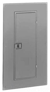 Square D HOMC42UC LD 42-Space Load Center Cover - Durable Electrical Panel Cover for Home & Commercial Use - Perfect for Electrical Upgrades & Maintenance