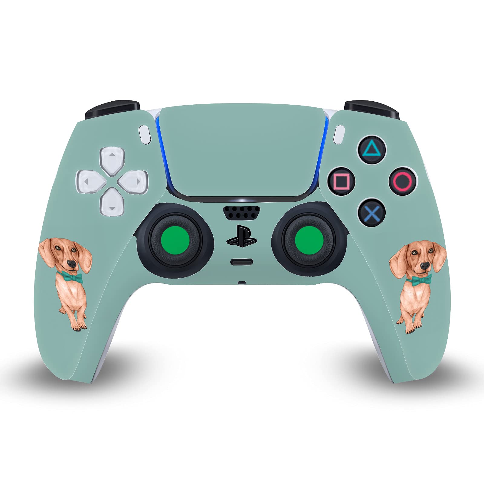 Official Barruf Dachshund Vinyl Art Sticker for Sony PlayStation 5 PS5 Slim & Digital Edition Console & DualSense Controller - Gaming Skin Decal - Perfect for Customizing Your PS5 Setup at Home or Gaming Tournaments