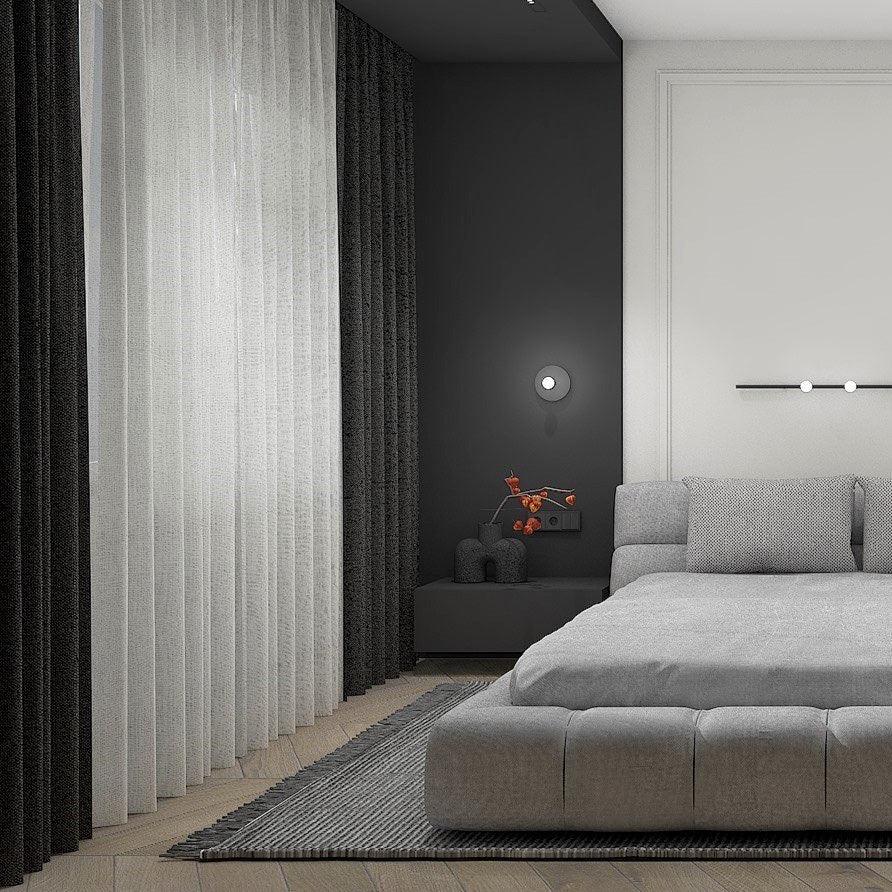 Modern Dot Wall Lamp - Sleek LED Sconce Light for Bedroom, Living Room & Hallway - Energy Efficient Dimmable Ambient Lighting for Home Decor
