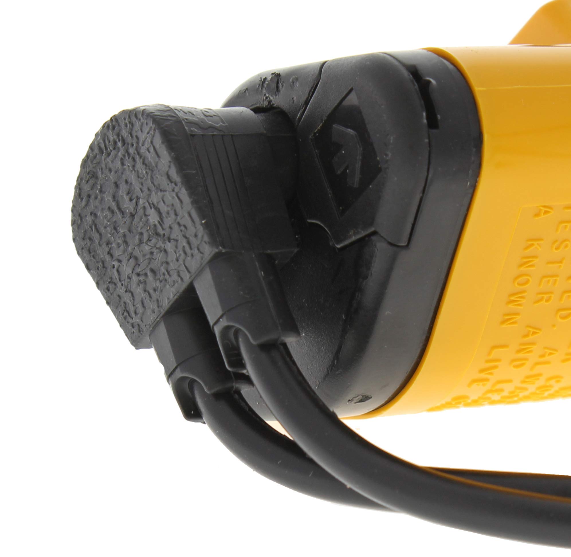 Ideal Electrical 61-076 Vol-Con Solenoid Voltage Tester with Vibration Mode - AC/DC Voltage Detector up to 600V, CAT III Safety Rated, Yellow - Perfect for Electricians, HVAC Technicians & Home Electrical Testing