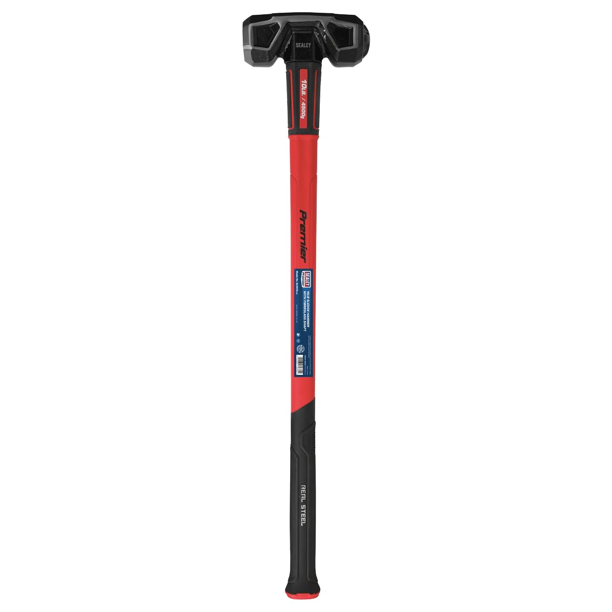 Sealey SLHG10 10lb Sledge Hammer with Graphite Handle - Heavy Duty Forging, Demolition & Construction - Perfect for Blacksmithing, Metalwork & DIY Projects