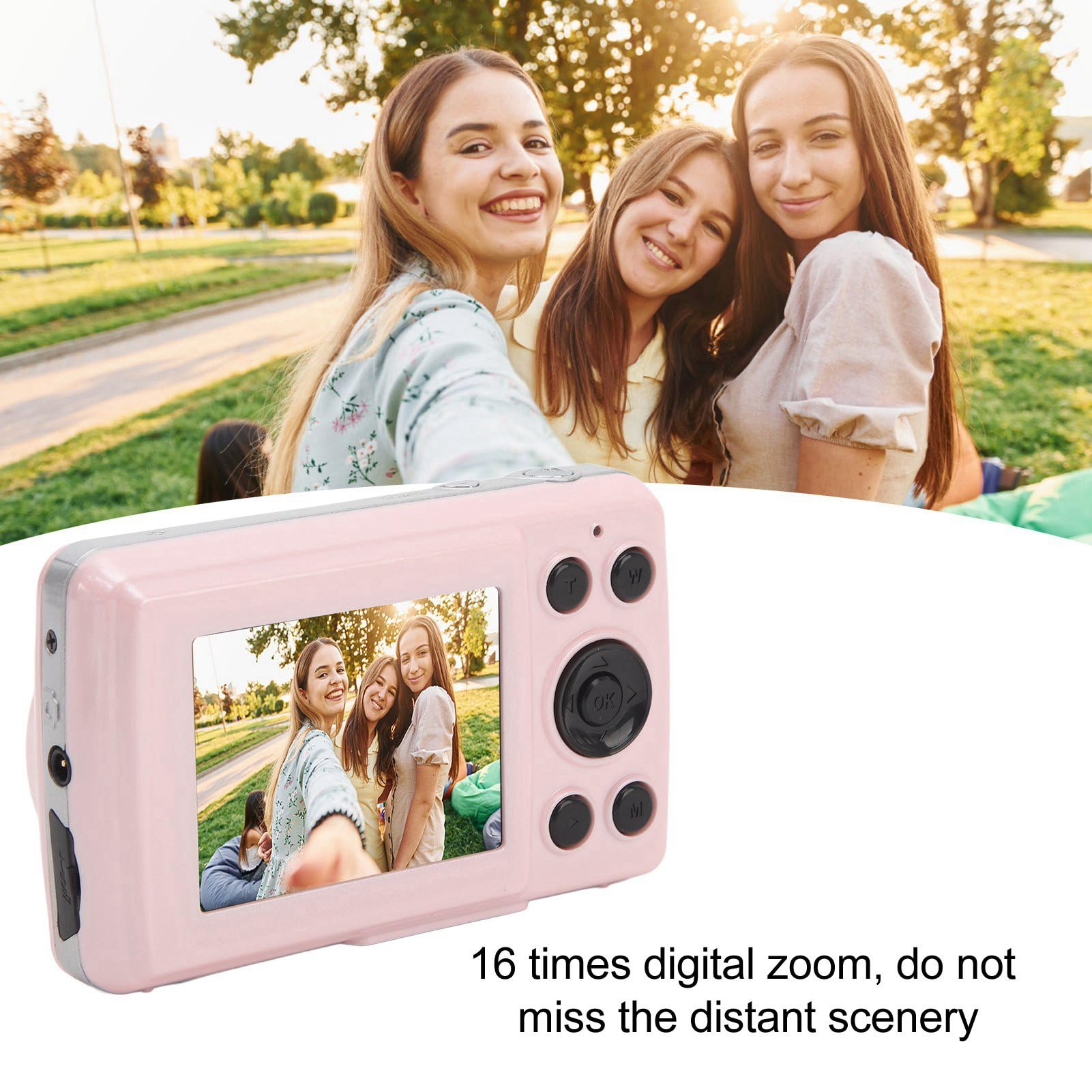 16X Digital Zoom Portable Camera with 2.4