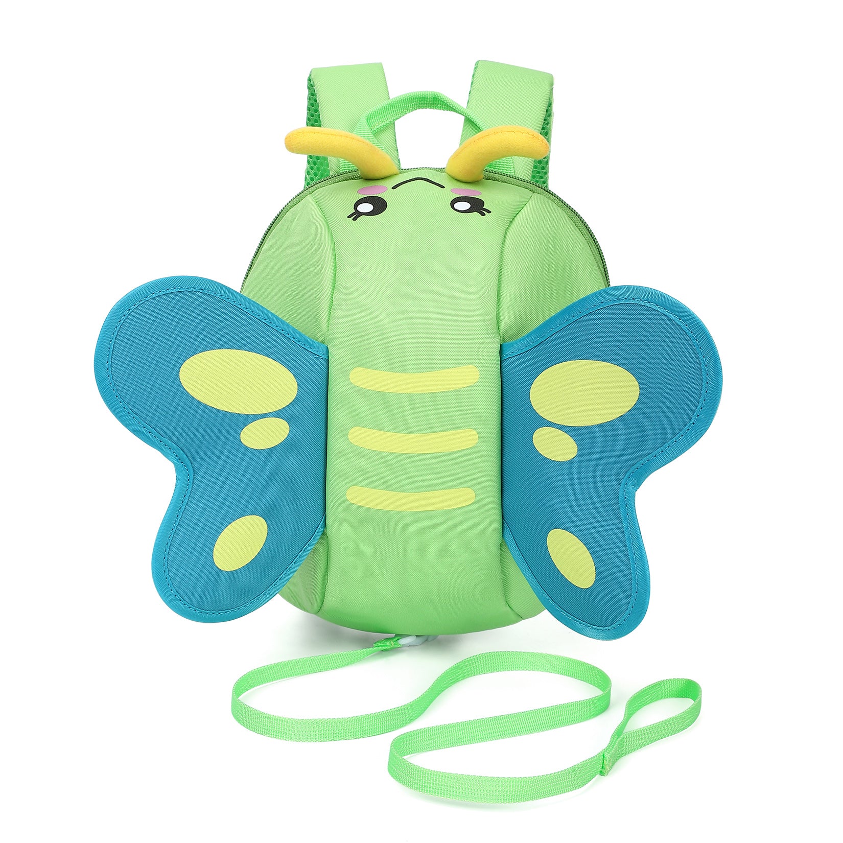 GARVEE 300D 3D Butterfly Kids Backpack for School - Lightweight Waterproof Bookbag with Adjustable Straps, Green - Perfect for Elementary Students, Daycare & Travel Accessories
