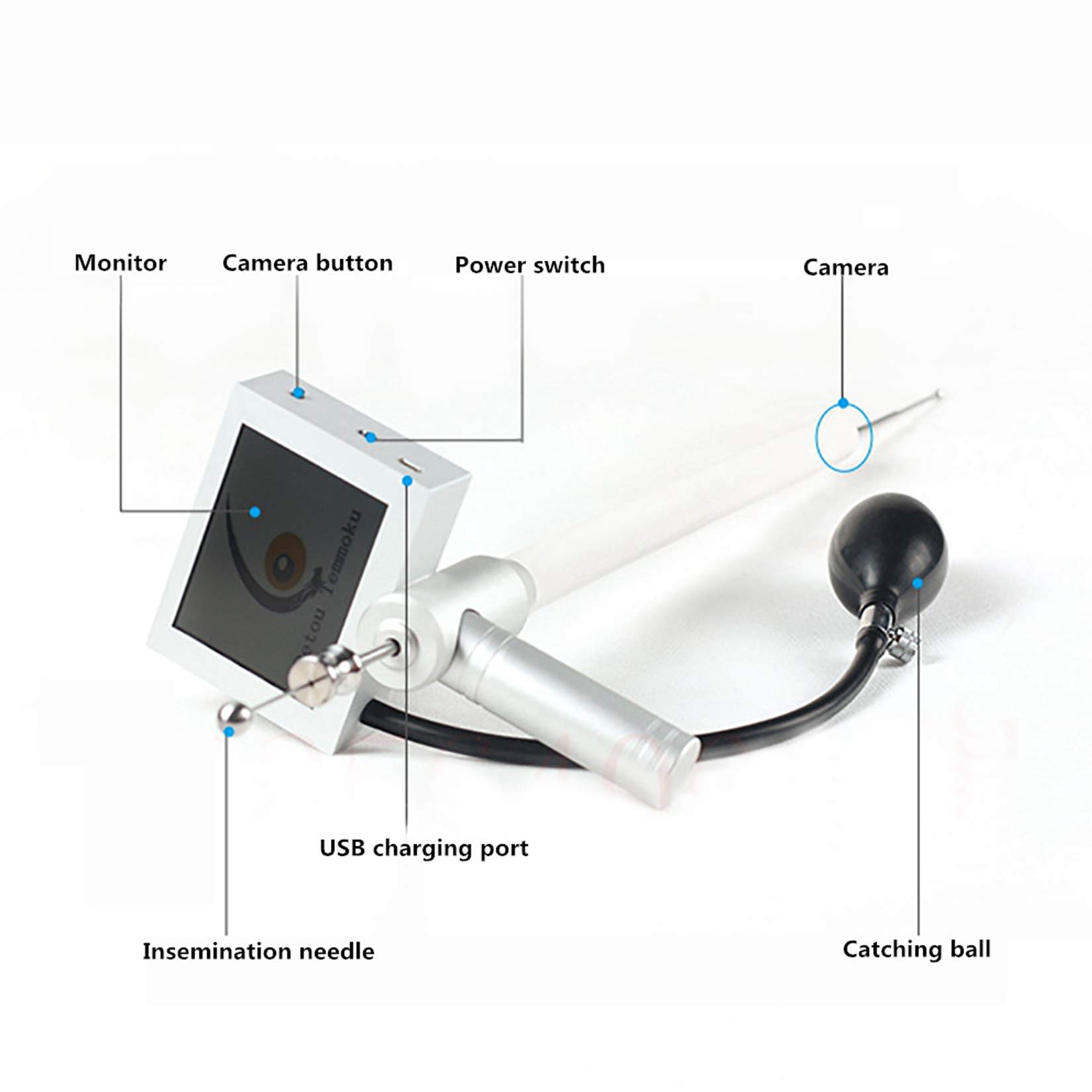 iDili Visual Endoscope Sperm Gun - Artificial Insemination Kit for Cattle, Horse, Pig, Deer, Dog & Fox Breeding | Veterinary AI Tool for Livestock & Pet Reproduction