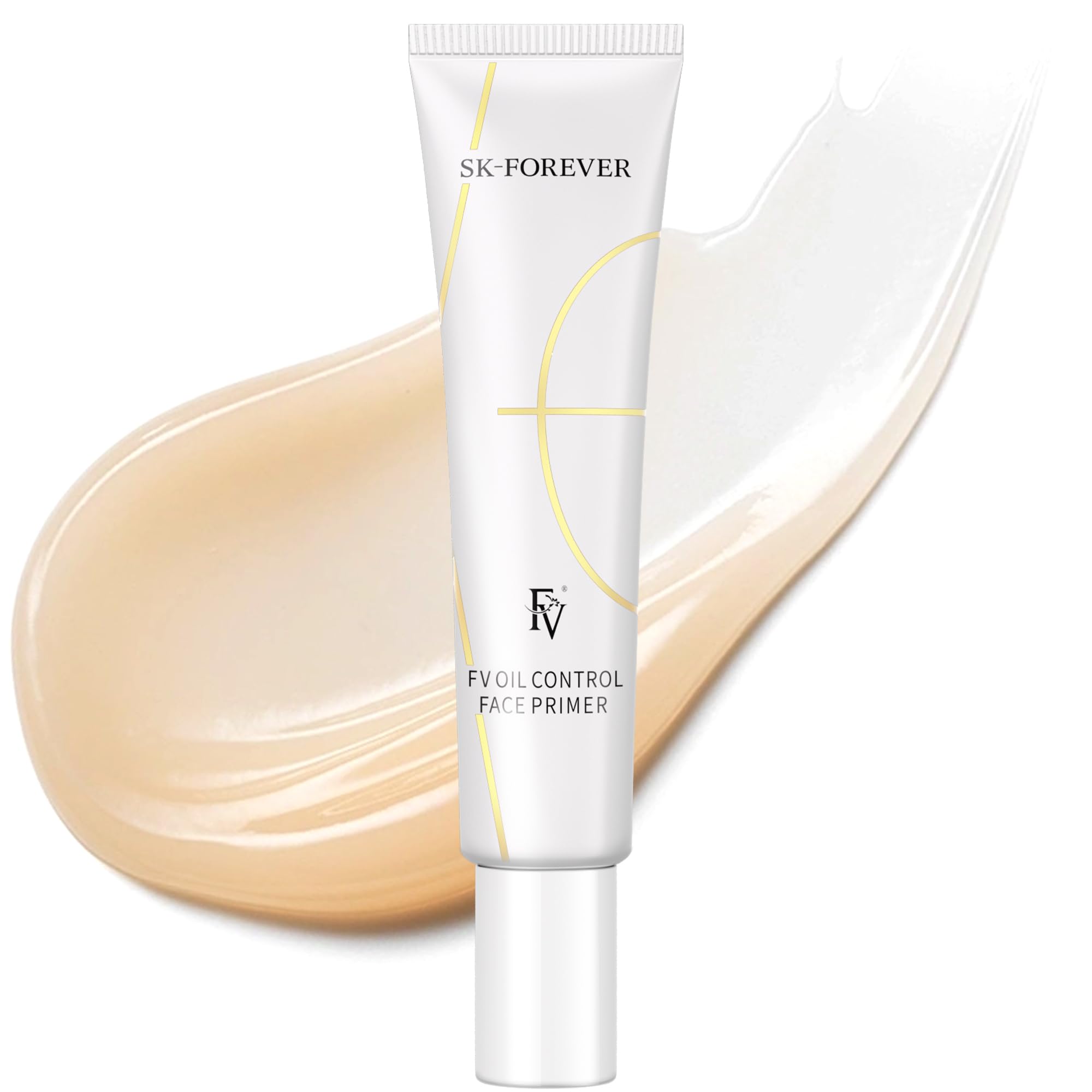 FV Oil-Control Primer - Long-Lasting Hydrating Matte Finish Makeup Base | Pore-Minimizing & Smoothing for Oily Skin | Daily Use Foundation Primer for Flawless Makeup Application