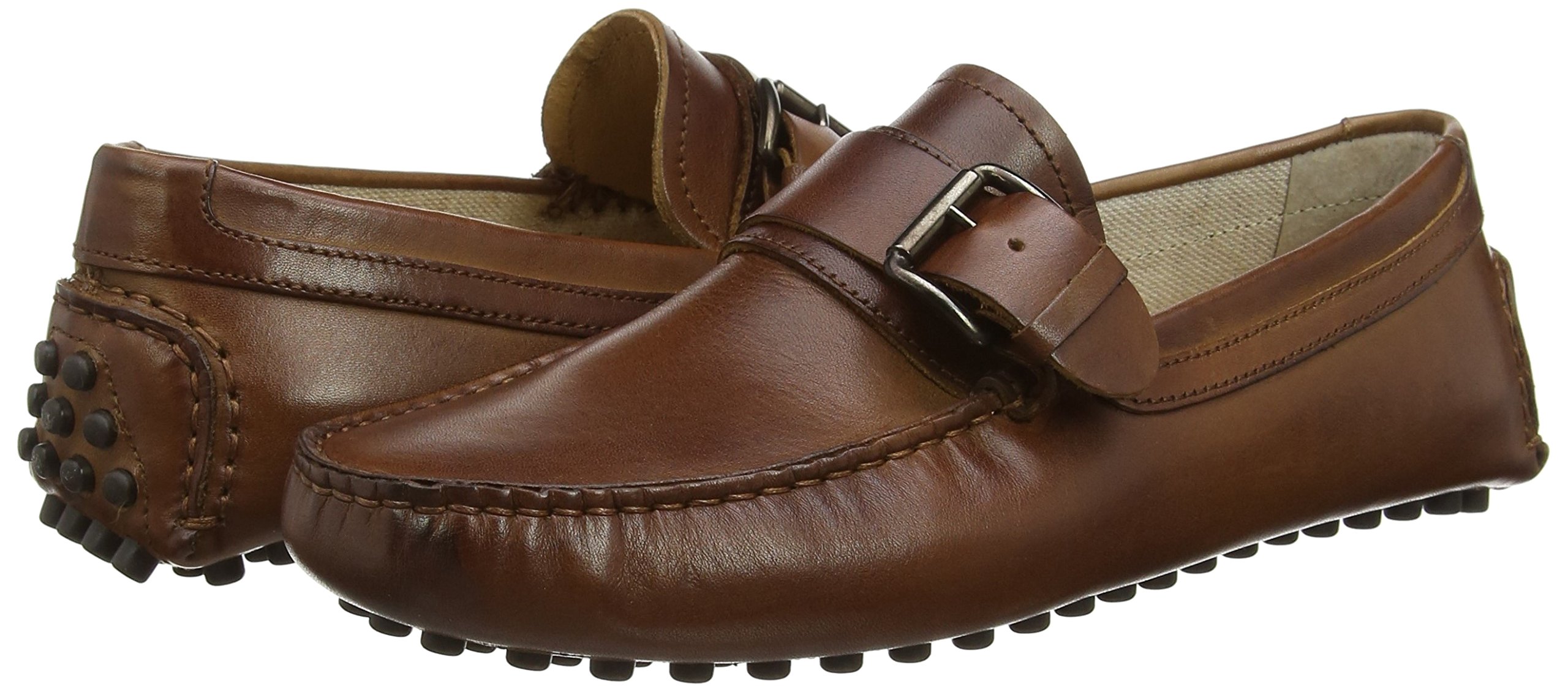 Aldo Men's Genuine Leather Moccasins - Comfortable Casual Loafers for Business & Travel - Lightweight Slip-On Shoes for Office, Driving & Everyday Wear