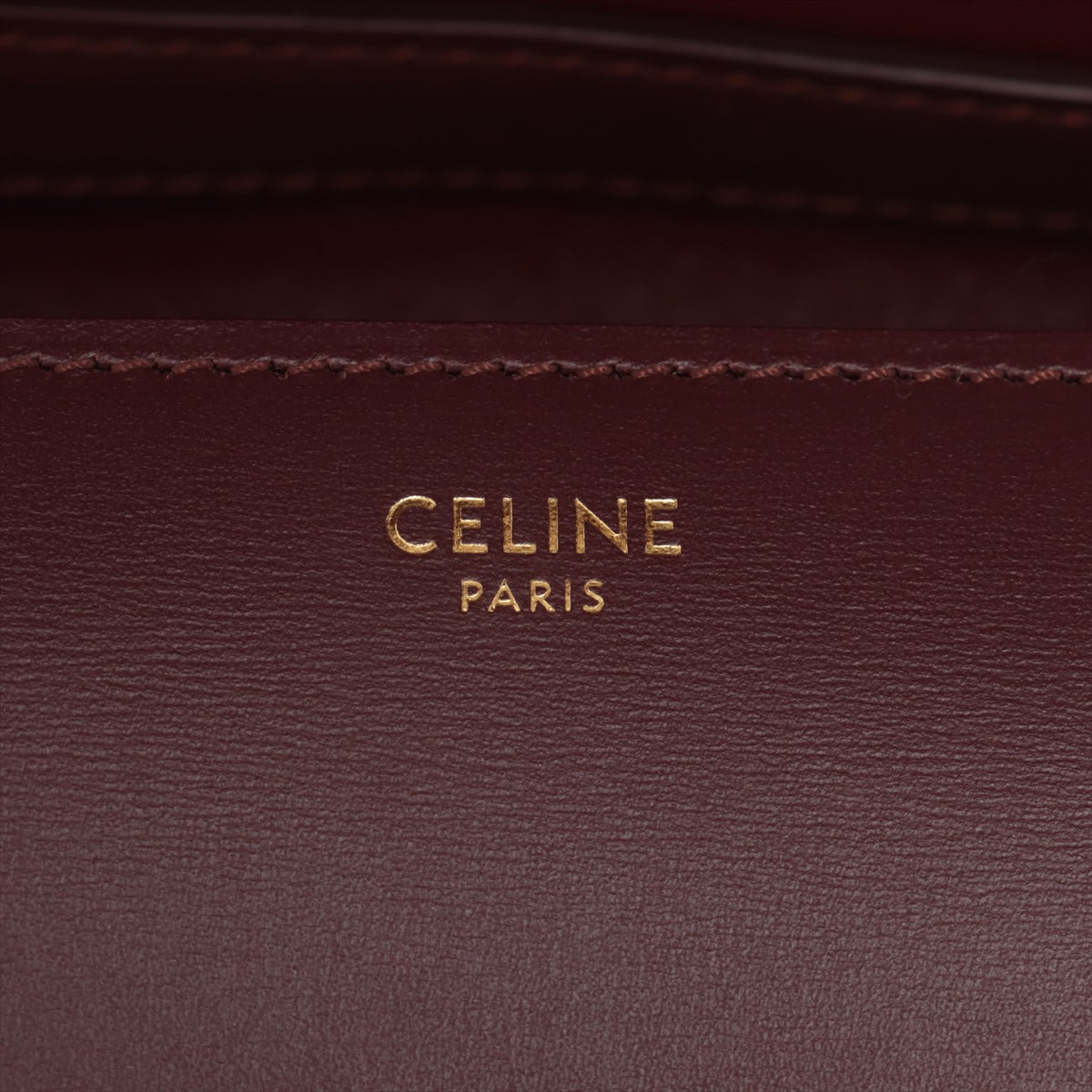 Celine Teen Box Bag in Burgundy - Luxury Crossbody Handbag for Women, Perfect for Date Night & Evening Events