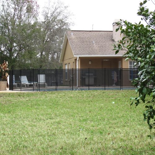 Classic Guard Swimming Pool Safety Fence - 5 Feet Tall x 10 Feet Long Mesh Barrier for Child Safety | Durable Outdoor Pool Protection for Backyard, Garden & Residential Use