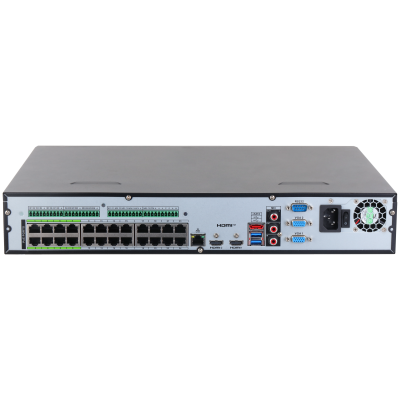 Hikvision NVR5424 24P EI 24-Channel PoE Network Video Recorder for 24 IP Cameras - No Storage Included | Ideal for Home Security & Business Surveillance Systems