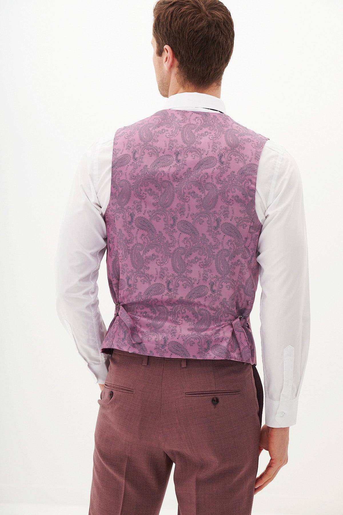 Stylish MONTY Mauve Three-Piece Suit for Men | Formal Wedding & Business Attire | Premium Quality Tailored Suits for Special Occasions
