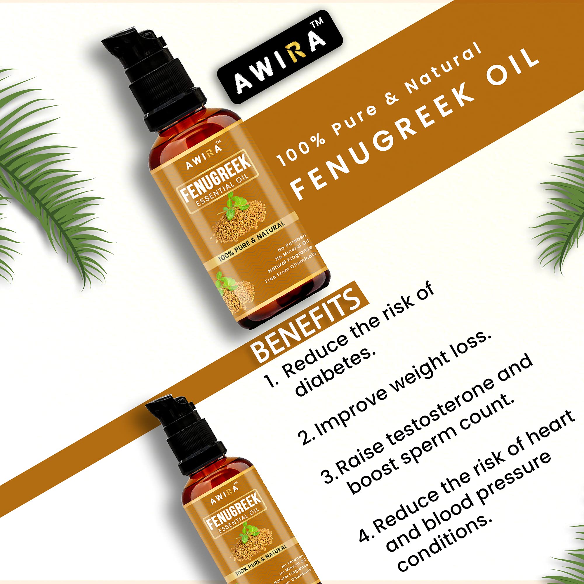 Pure Fenugreek Seed Essential Oil 30ml - 100% Natural & Undiluted for Skin & Hair Care | Promotes Healthy Scalp, Moisturizes Dry Skin | Perfect for Aromatherapy & DIY Beauty Recipes