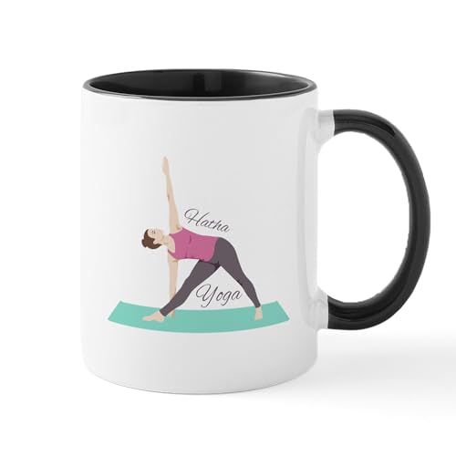 White/Black Inside - Hatha Yoga Mugs
